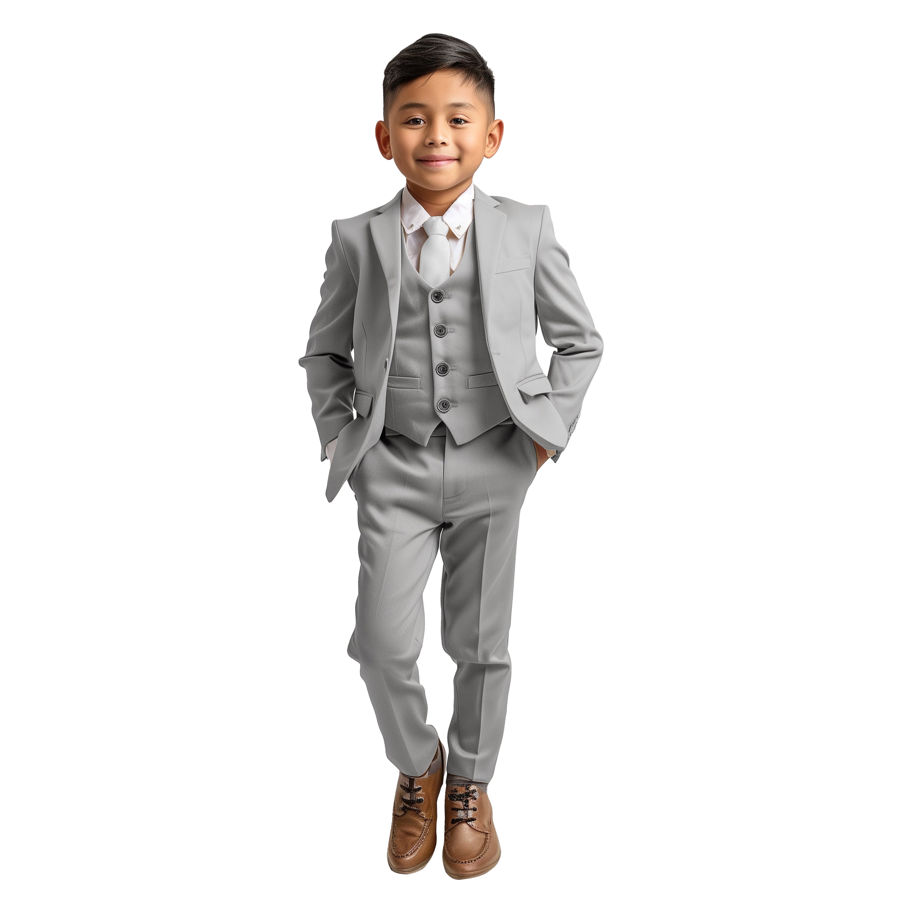Solid Boys Pants Separates By Zegarie