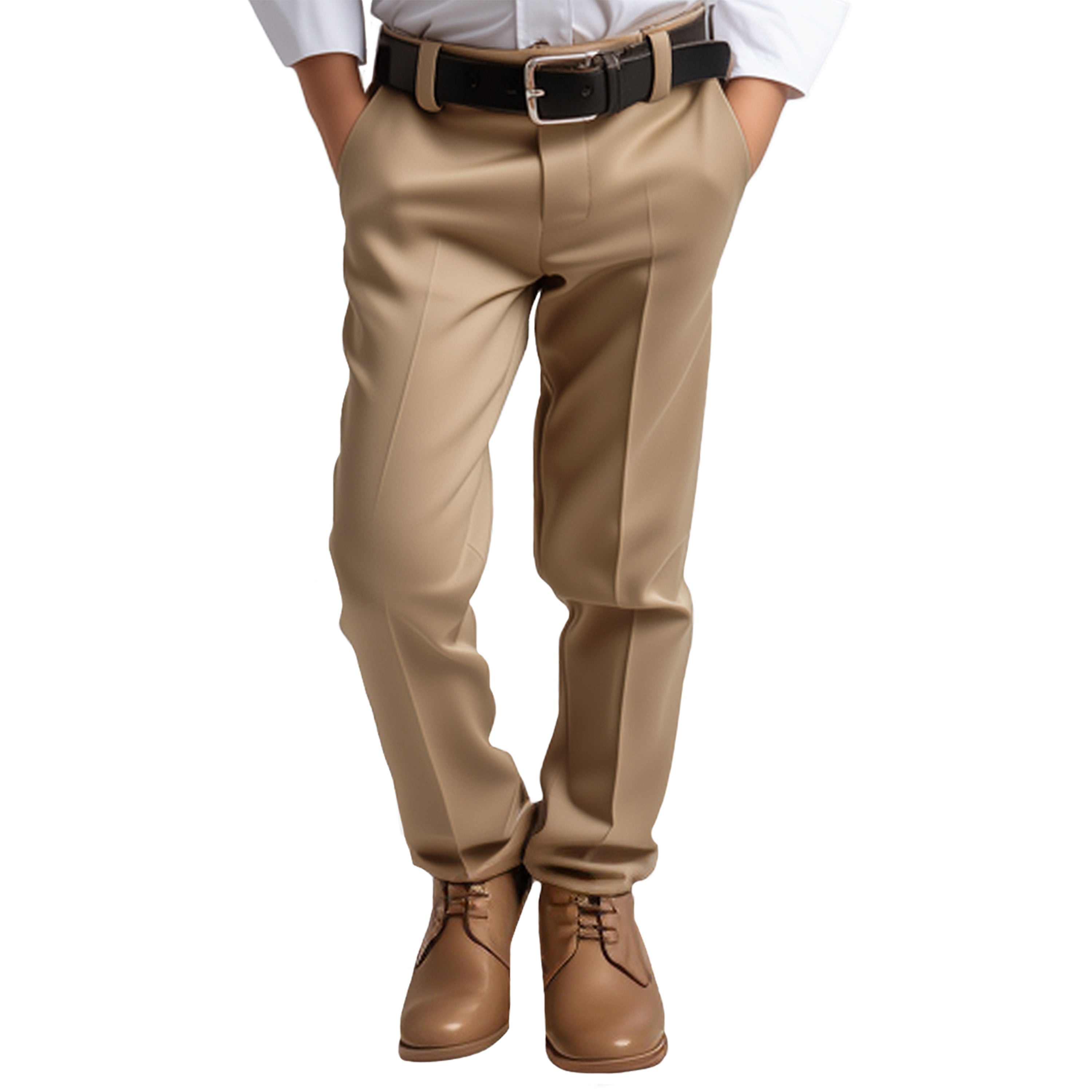 Solid Boys Pants Separates By Zegarie