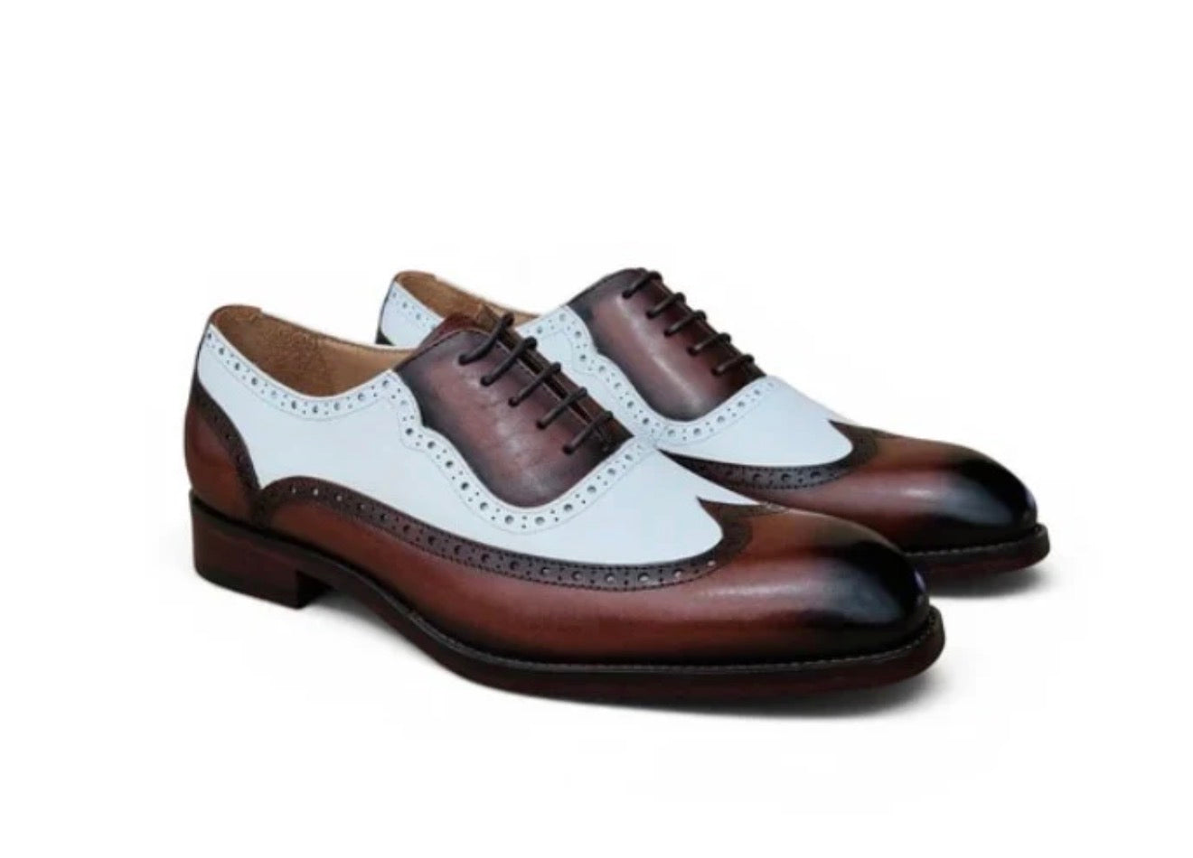 Alex Two Tone wingtip oxfords