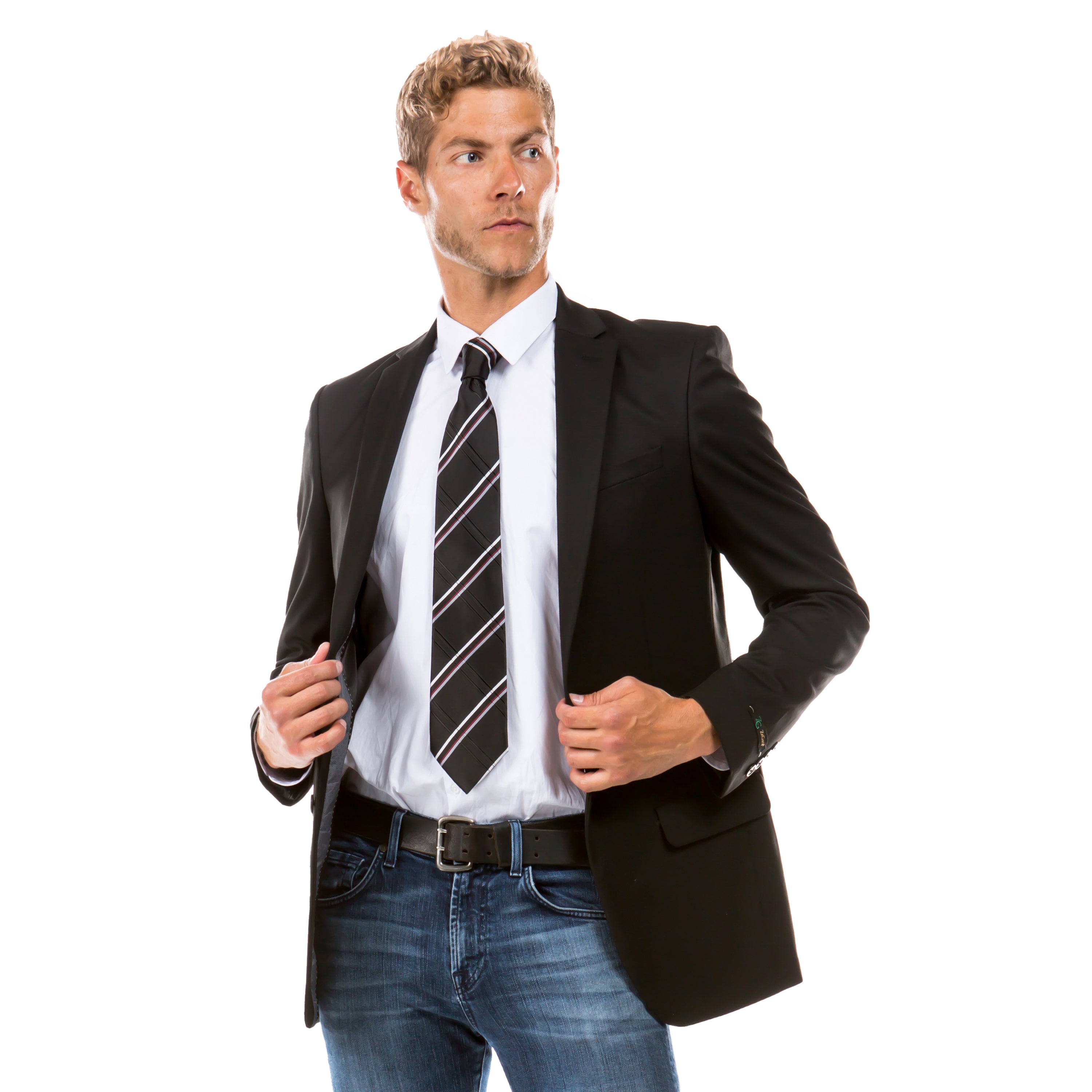 Men’s Tailored-Fit Suit Separates Jacket – Timeless Sophistication & Custom Fit | D&K Menswear