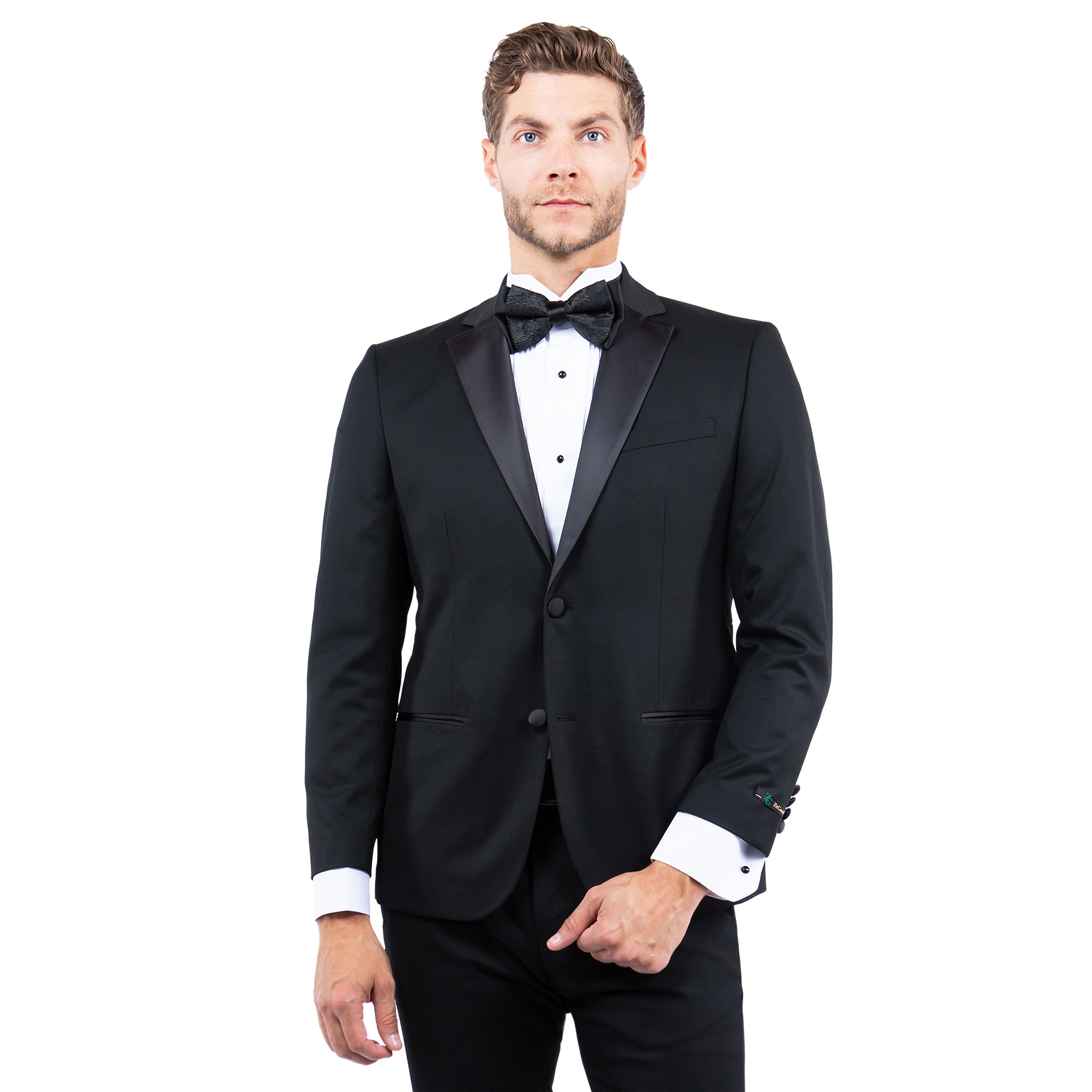 Men’s Tailored-Fit Tuxedo Jacket with Notch Lapel – Classic Elegance for Every Occasion | D&K Menswear