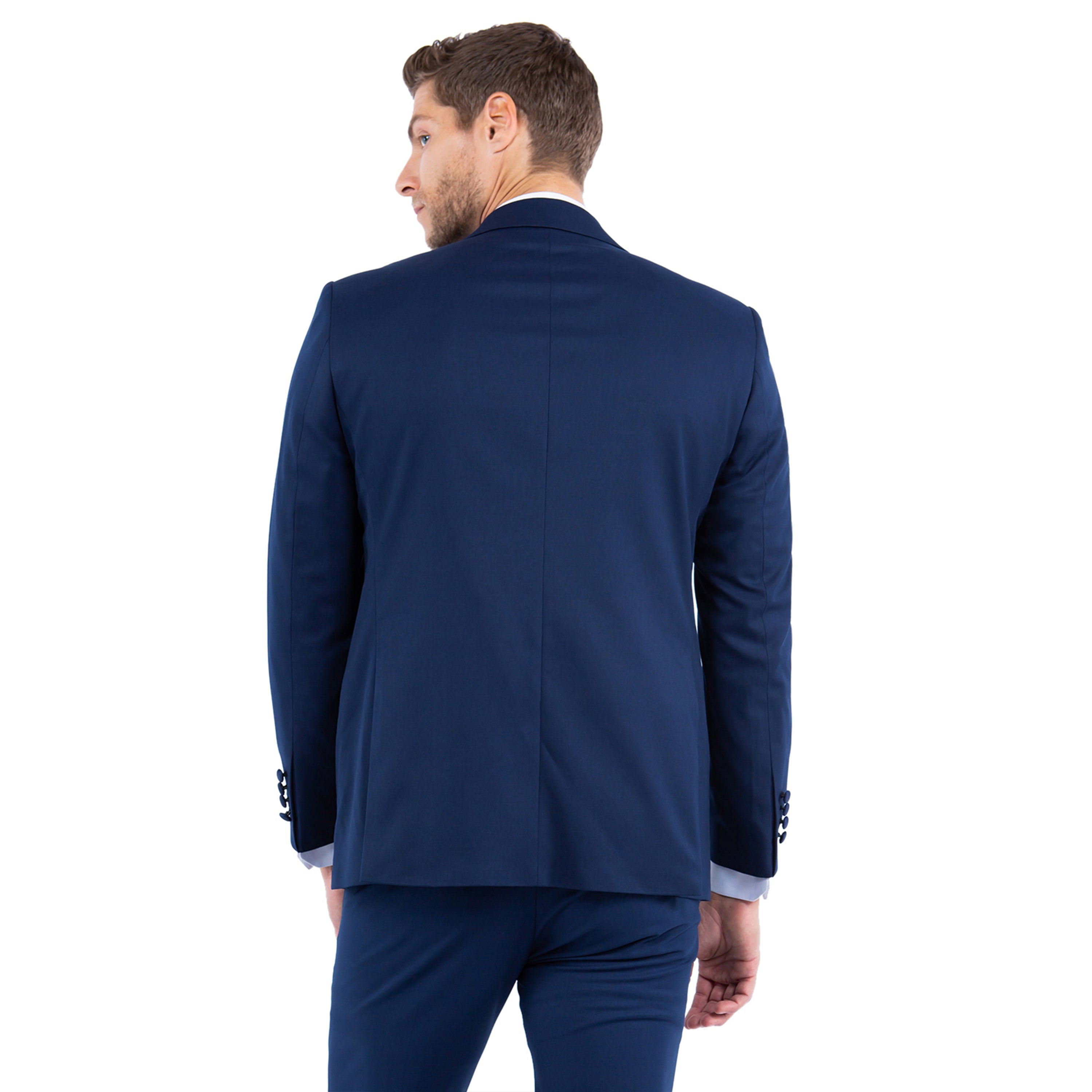 Men’s Tailored-Fit Tuxedo Jacket with Notch Lapel – Classic Sophistication for Any Occasion | D&K Menswear