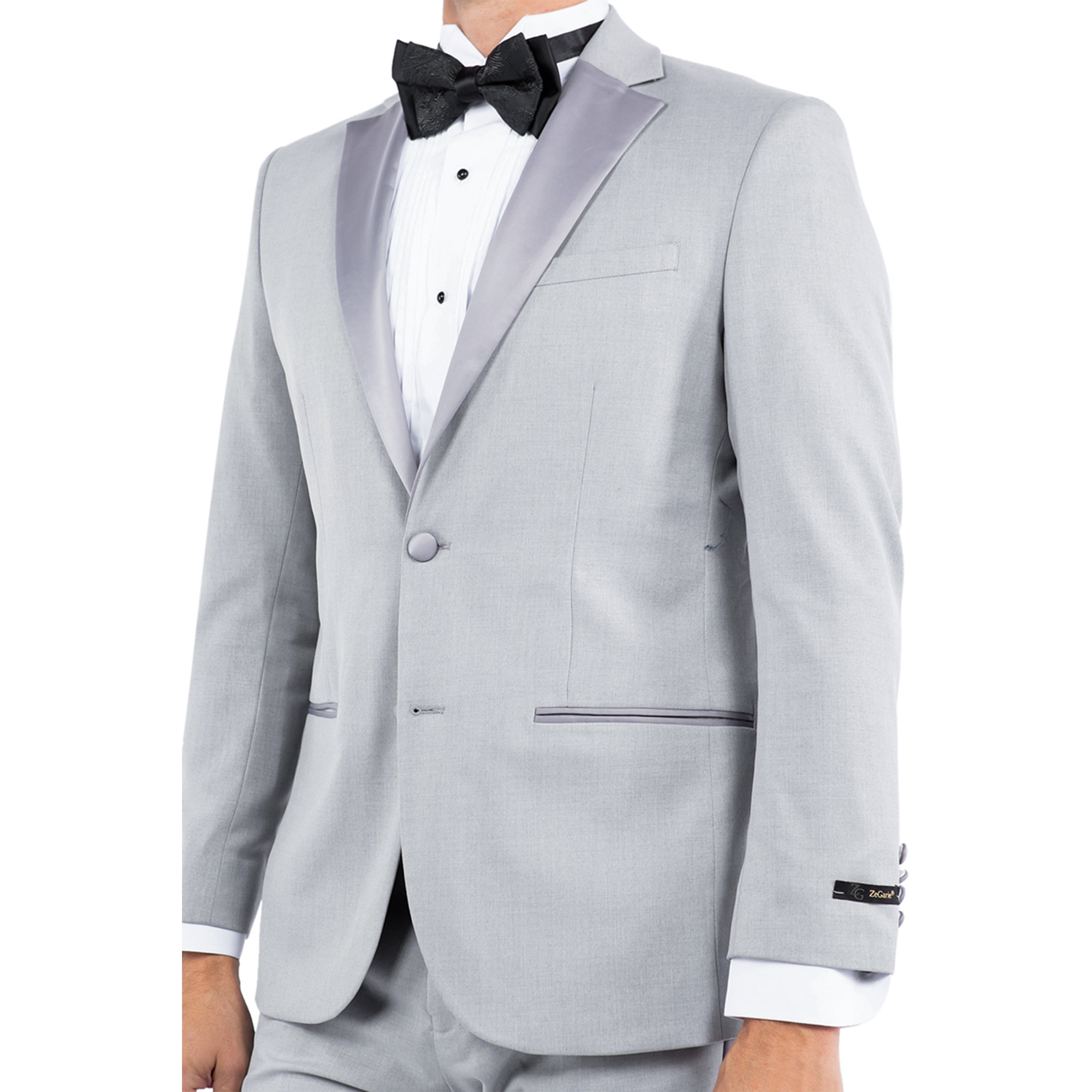 Men’s Tailored-Fit Tuxedo Jacket with Notch Lapel – Sophisticated and Timeless | D&K Menswear
