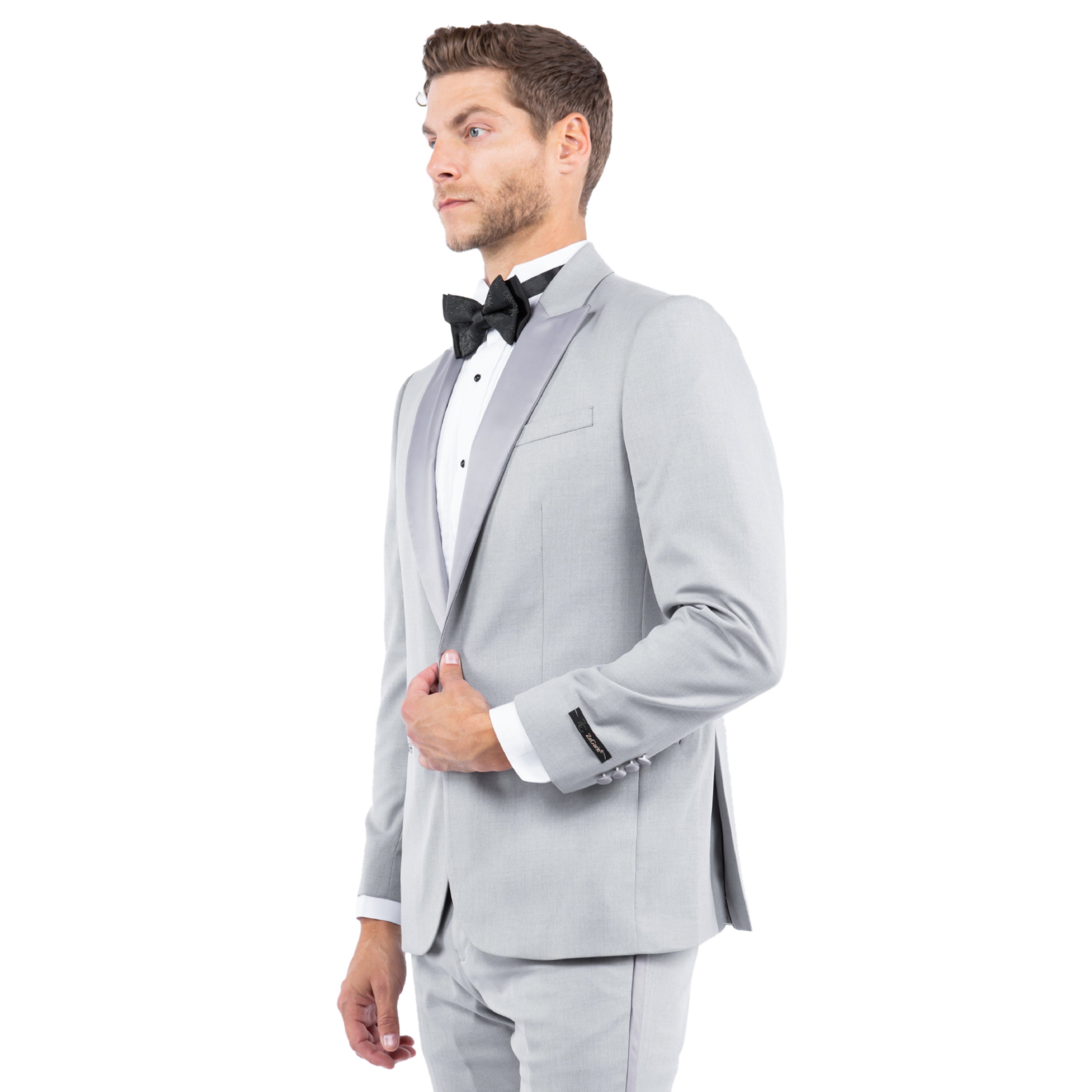 Men’s Tailored-Fit Tuxedo Jacket with Peak Lapel – Classic Elegance for Every Occasion | D&K Menswear