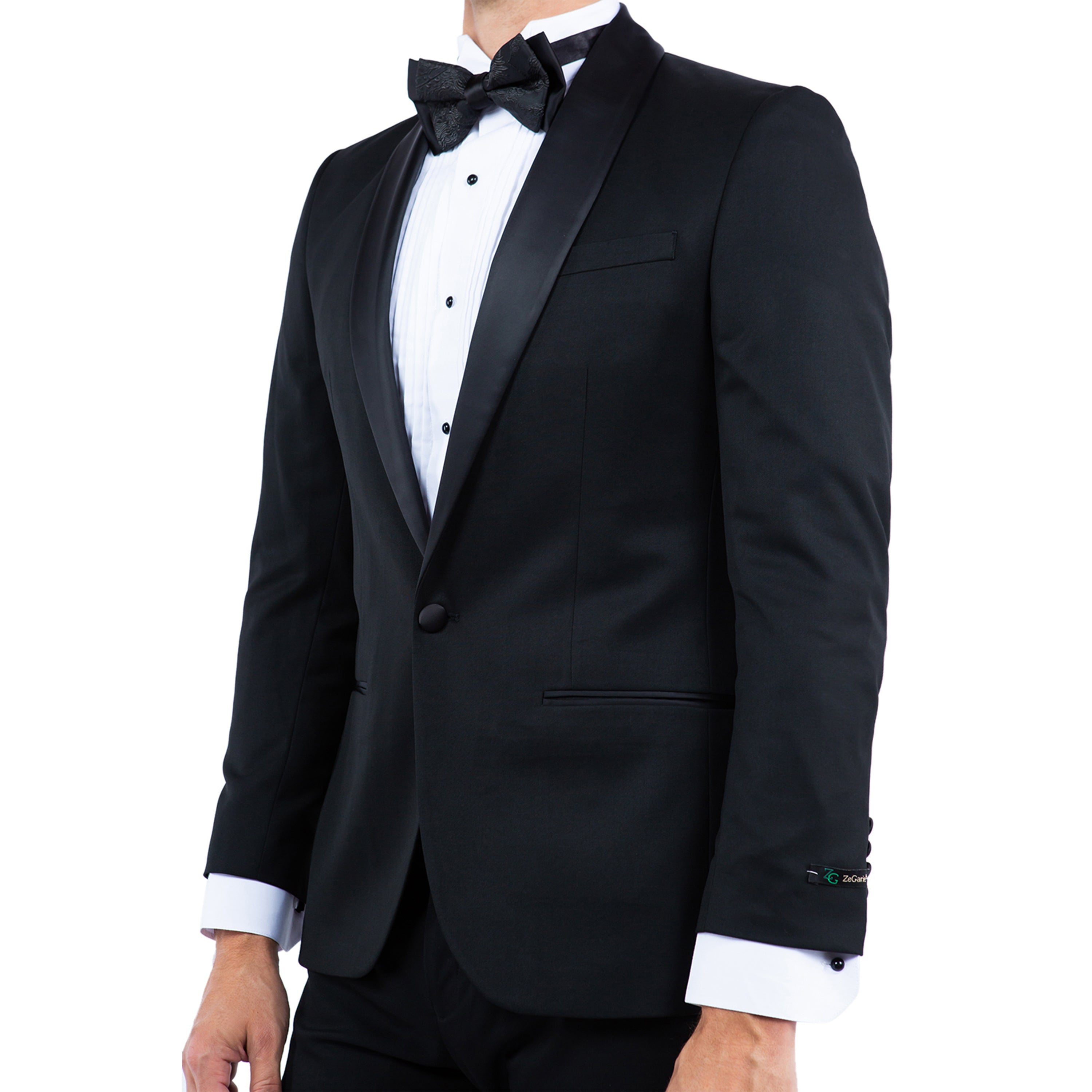Men’s Tailored-Fit Tuxedo Jacket with Shawl Collar – A Classic Statement for Formal Occasions | D&K Menswear