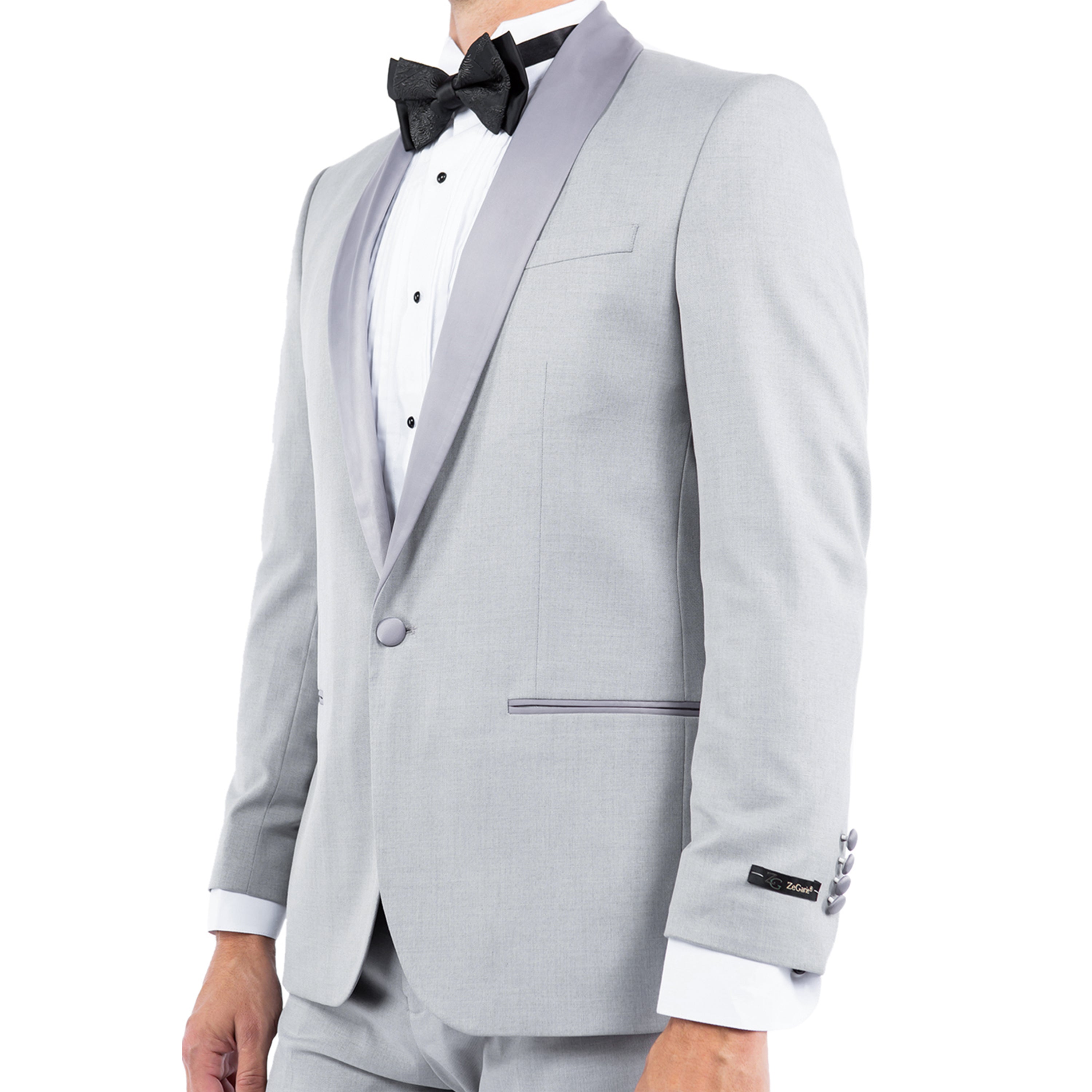 Men’s Tailored-Fit Suit Separates Tuxedo Jacket with Shawl Collar – Modern Elegance and Timeless Design | D&K Menswear
