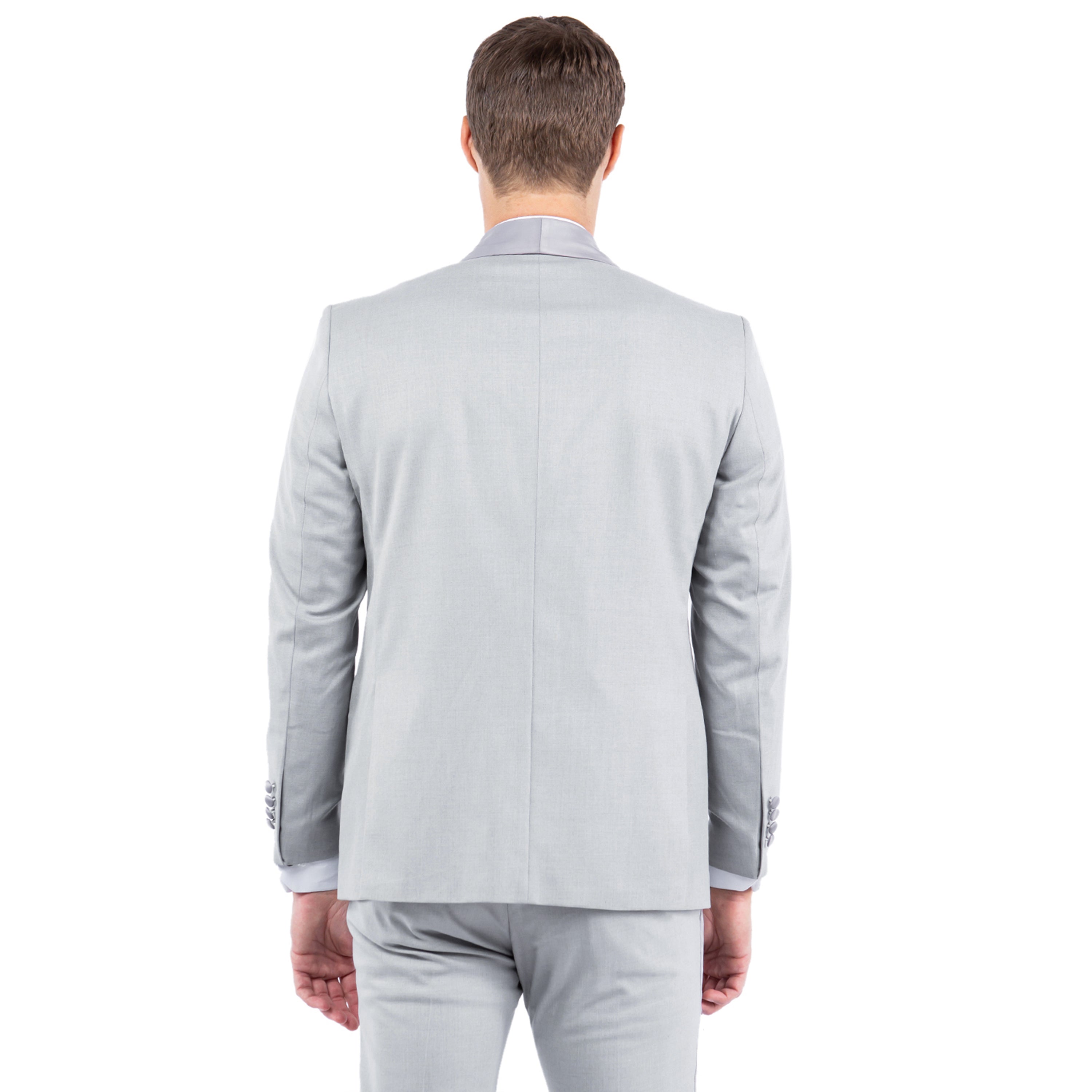 Men’s Tailored-Fit Suit Separates Tuxedo Jacket with Shawl Collar – Modern Elegance and Timeless Design | D&K Menswear