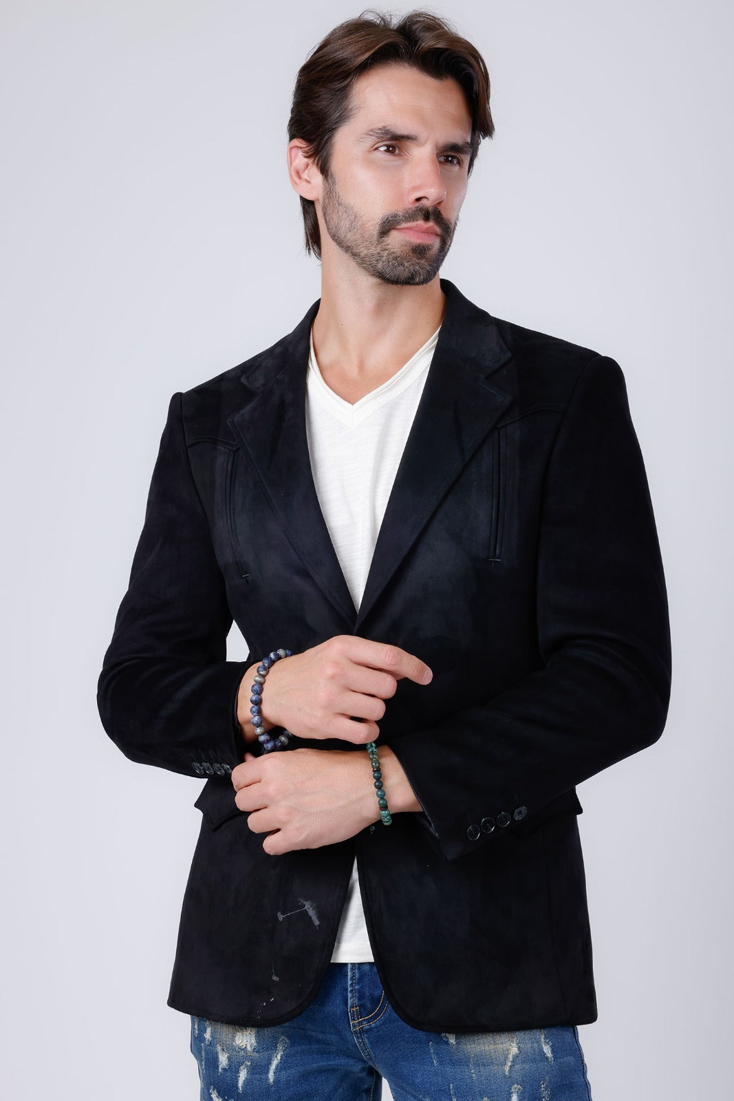 Men’s Suede Jacket, Luxury Outerwear, Stylish Jackets for Men, Casual & Formal Wear, D&K Menswear Collection