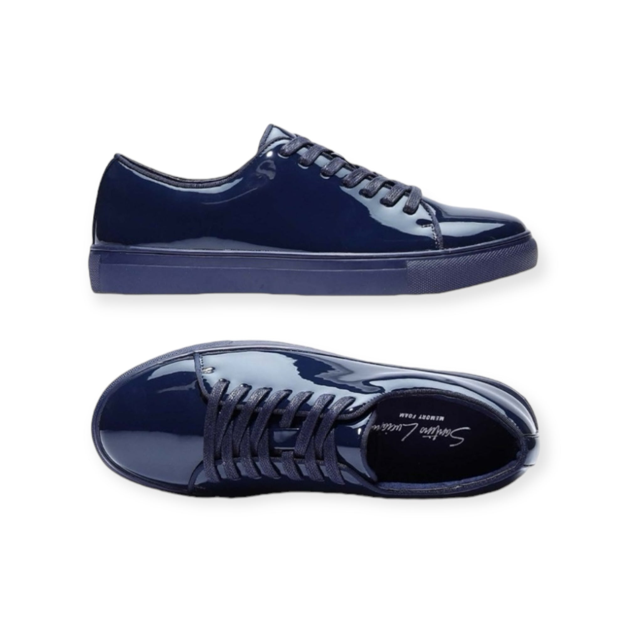 Mens Patent Leather Sneaker
