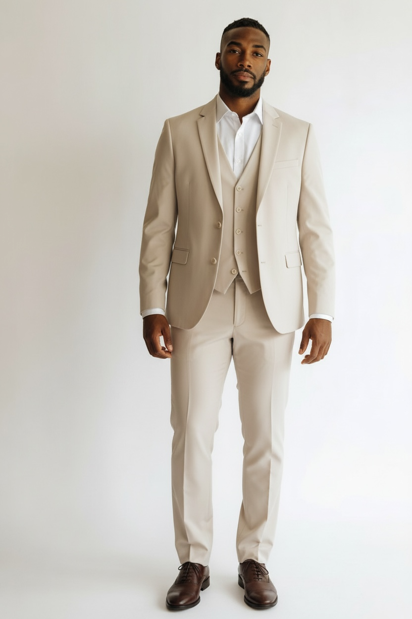 Noah John Modern Fit 3 Piece suit w/ expandable waist