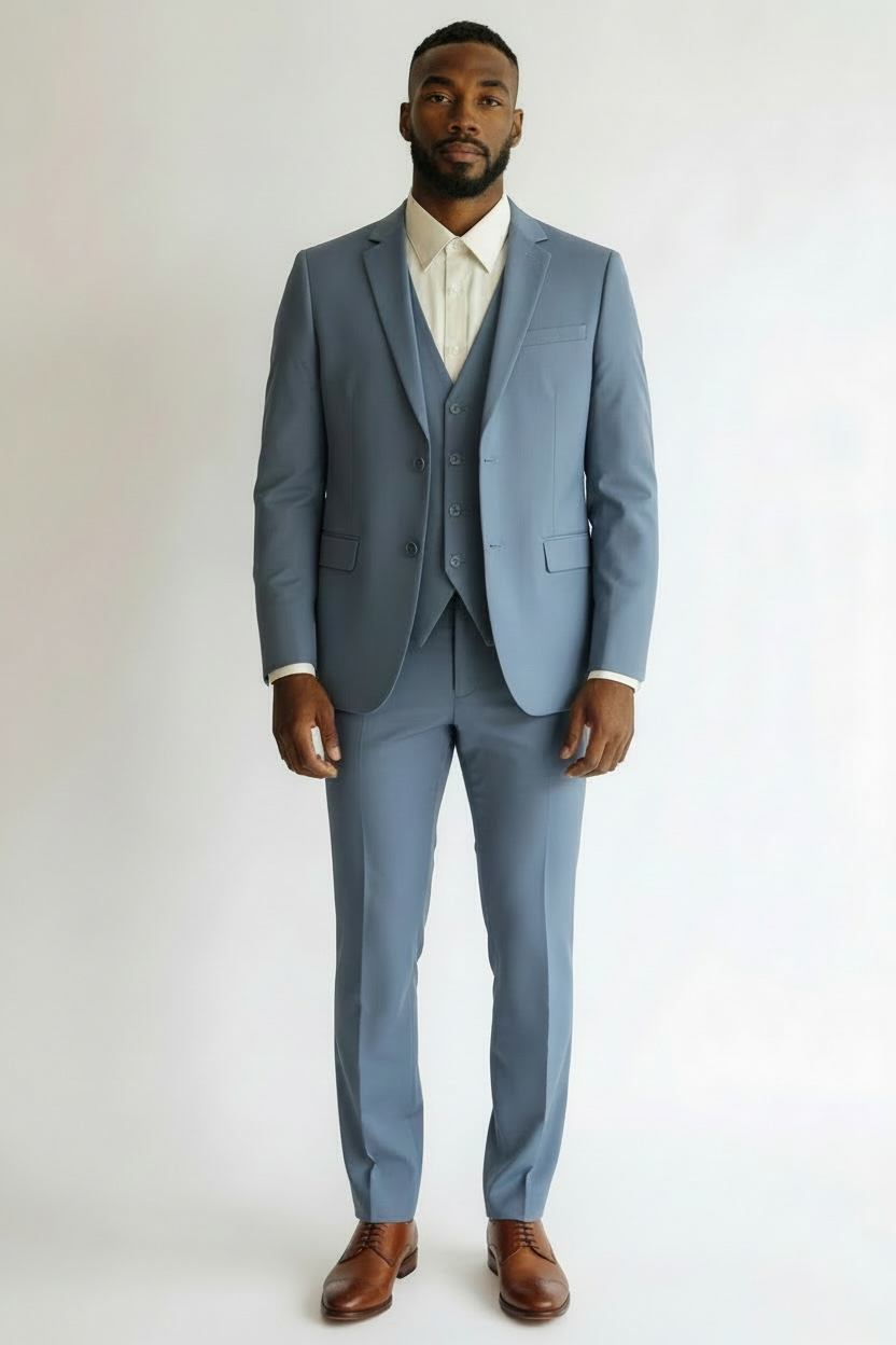 Noah John Modern Fit 3 Piece suit w/ expandable waist