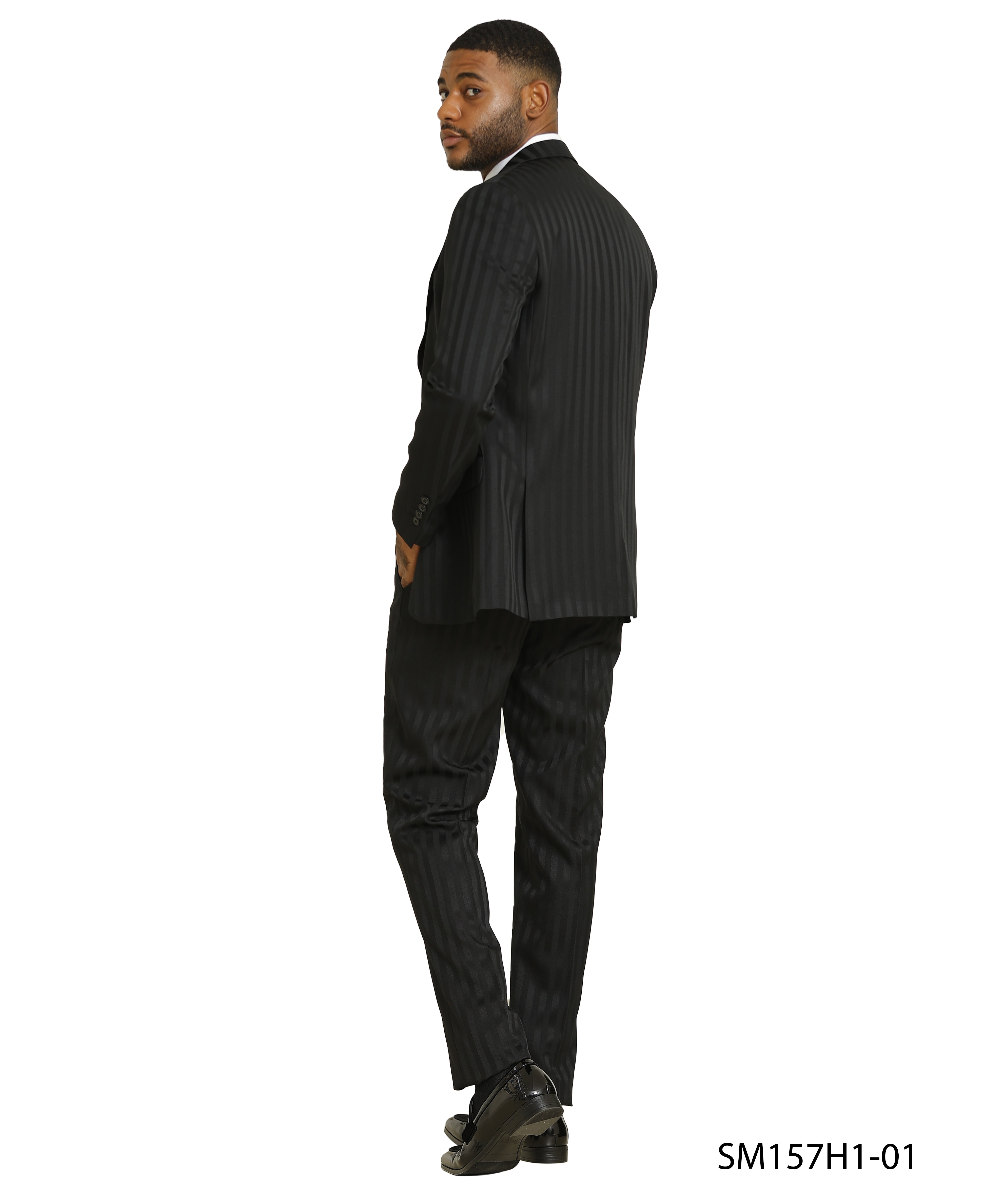 Mens Suit Tone on Tone by Stacy Adams
