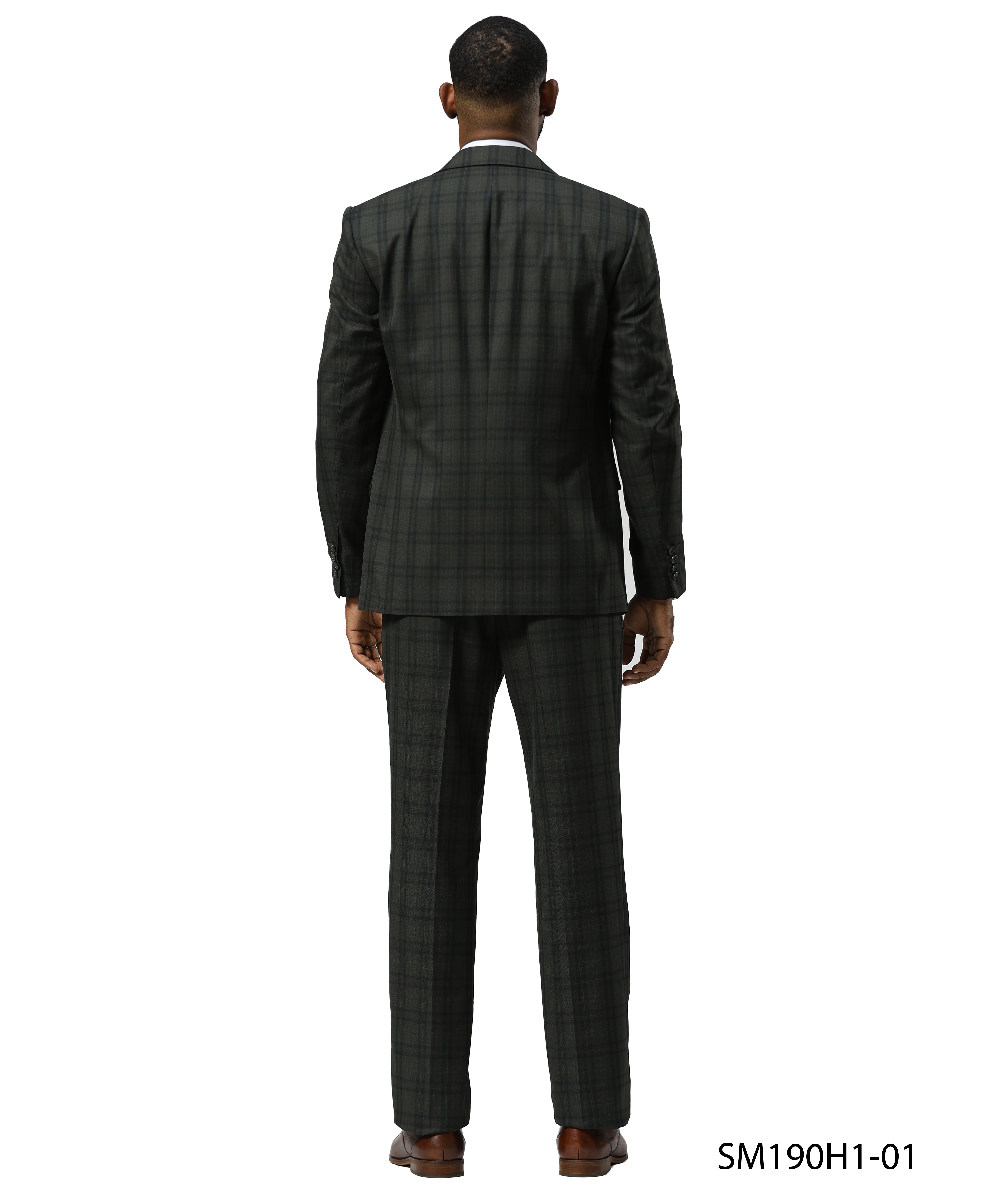 Mens Suit Glen Plaid by Stacy Adams
