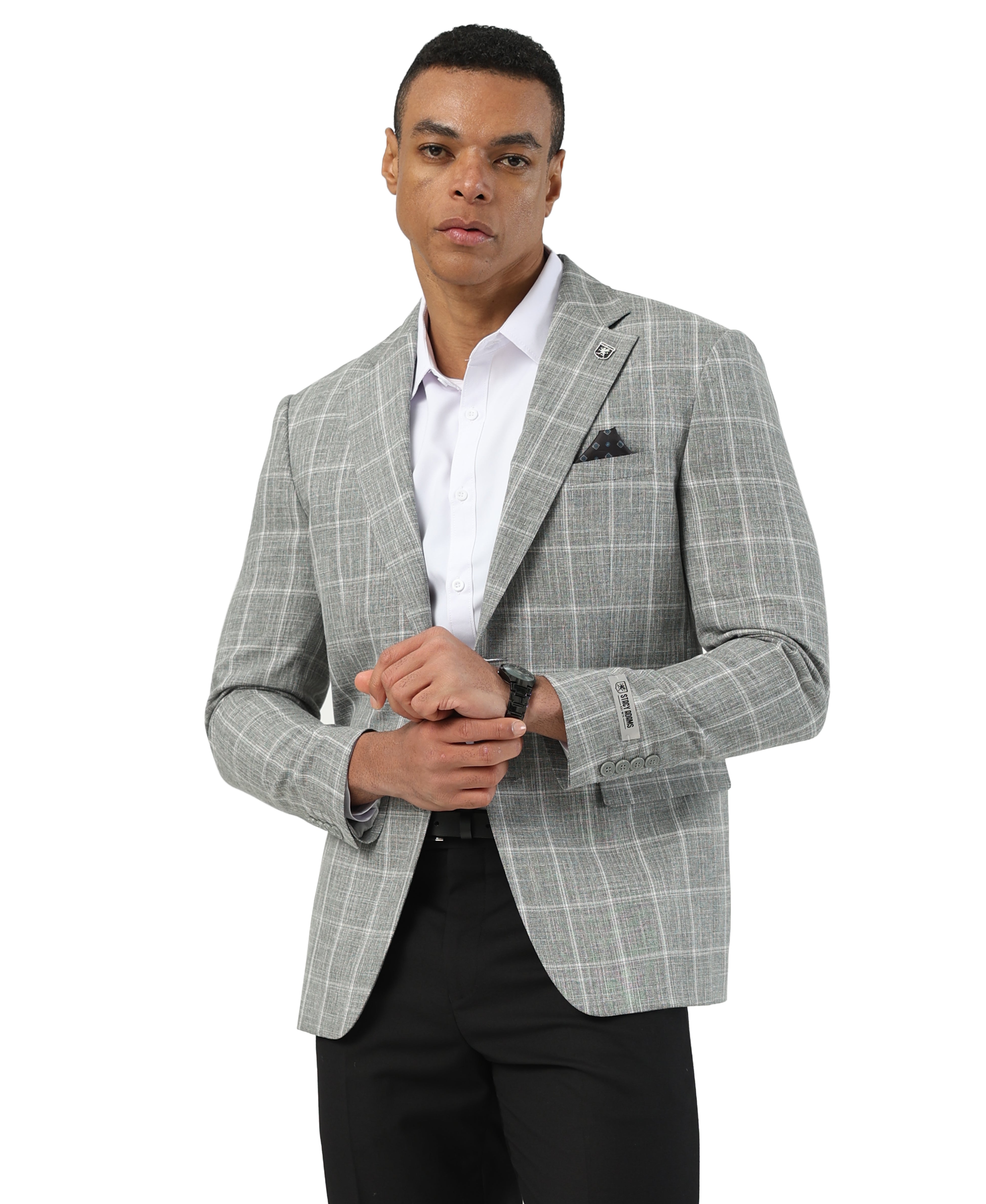 Stacy Adams Men Jacket Tweed Plaid by Stacy Adams