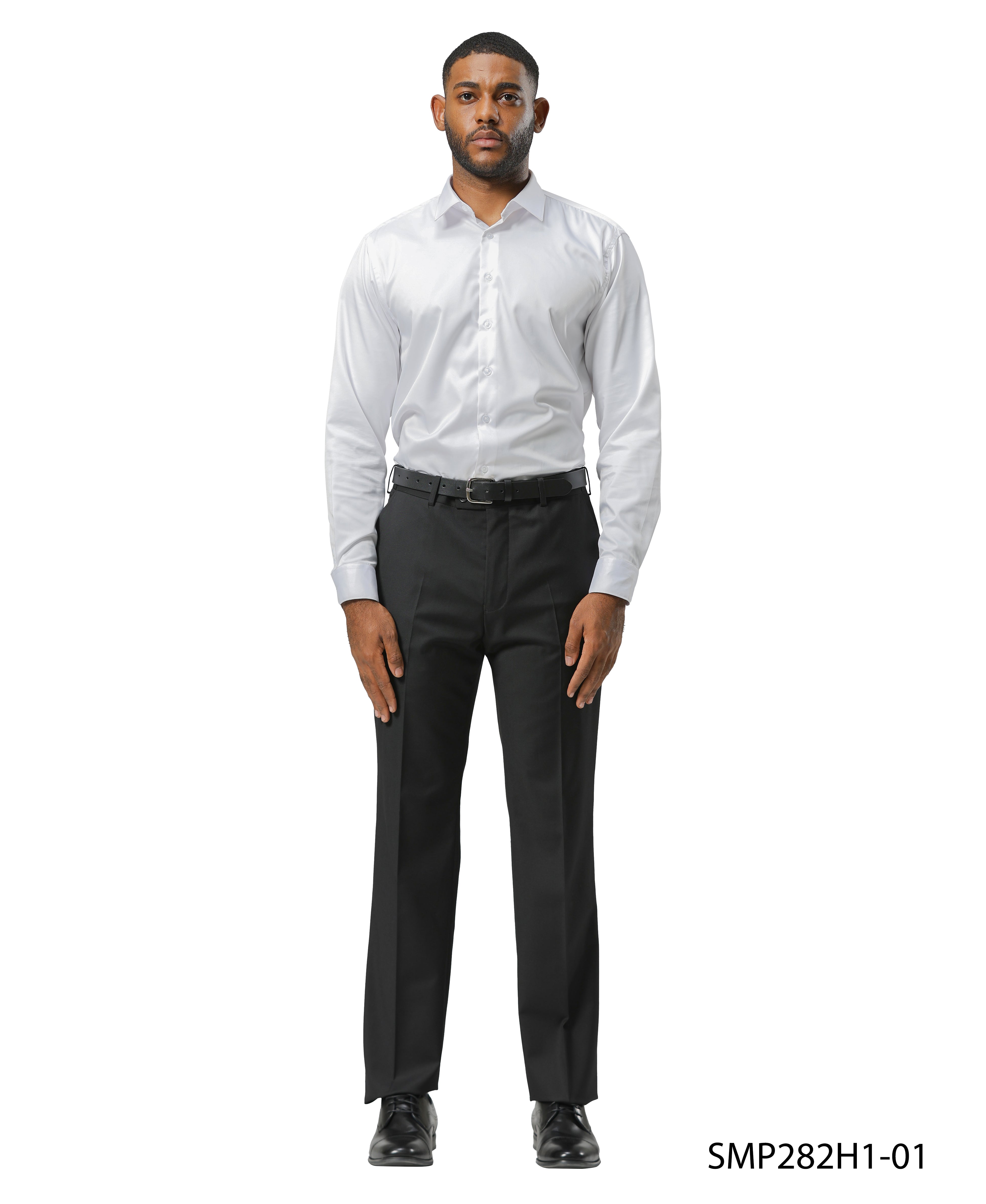 Men’s Dress Pants, Stacy Adams Trousers, Business Attire, Formalwear, Black Dress Pants, D&K Menswear Collection