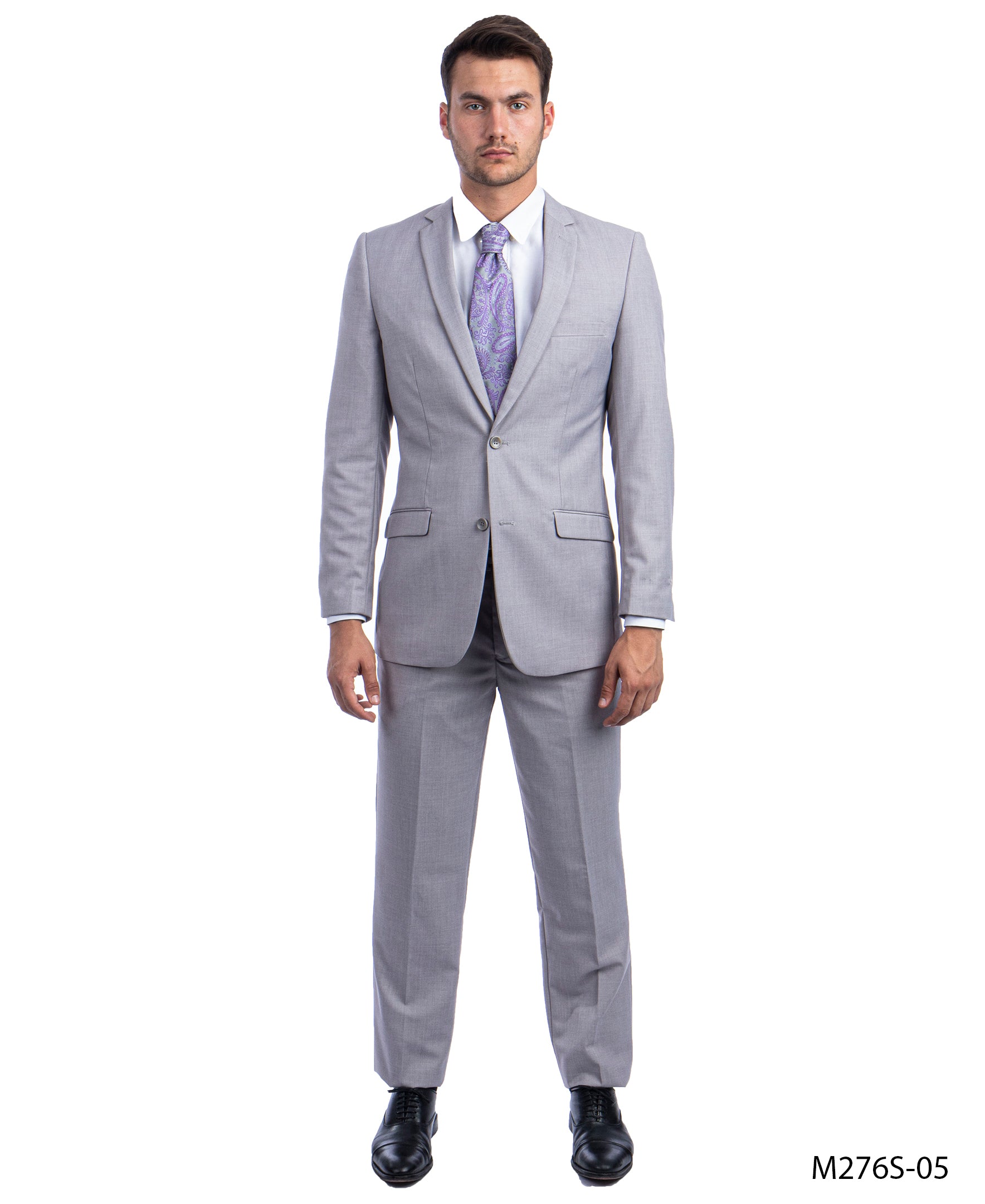 Lt. Gray Suit For Men Formal Suits For All Ocassions Lt. Gray / 42L / M276S-05