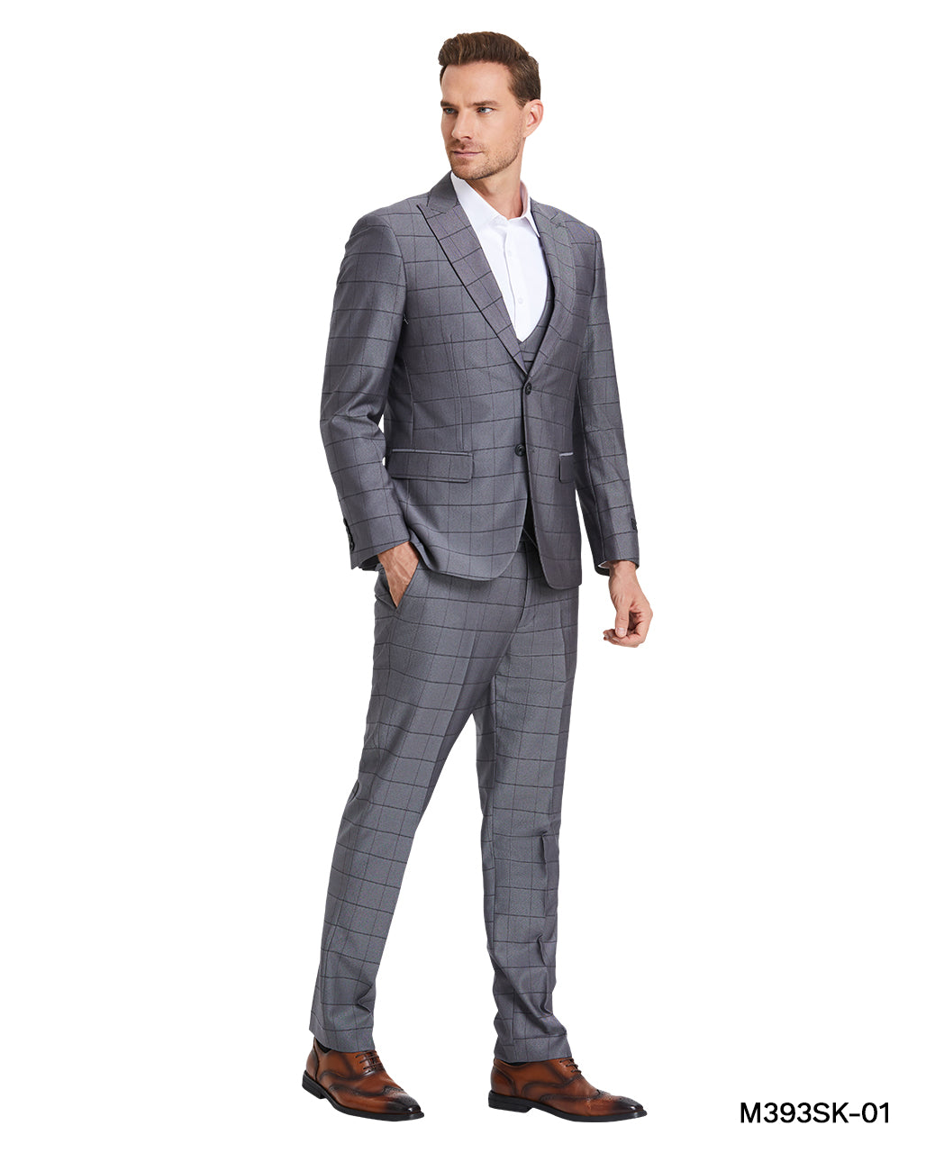 Gunmetal Grey Winndow Plaid