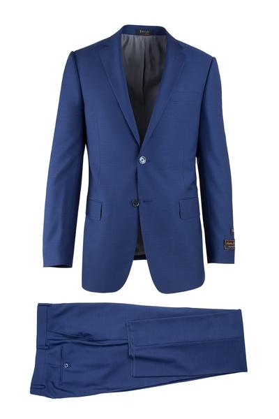 Tiglio Luxe, Novello FBlue, Modern Fit, Pure Wool Suit 48L