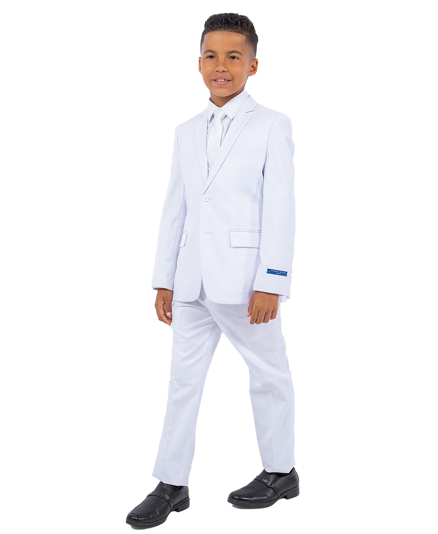 Perry Ellis Boys Suit Solid White