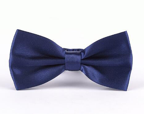 Navy Microfiber Bowtie for Men | Premium Style