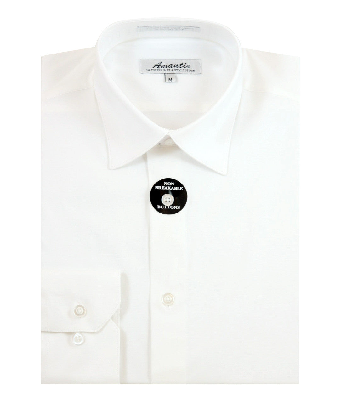 Amanti Slim Fit Convertible Cuff Dress Shirt