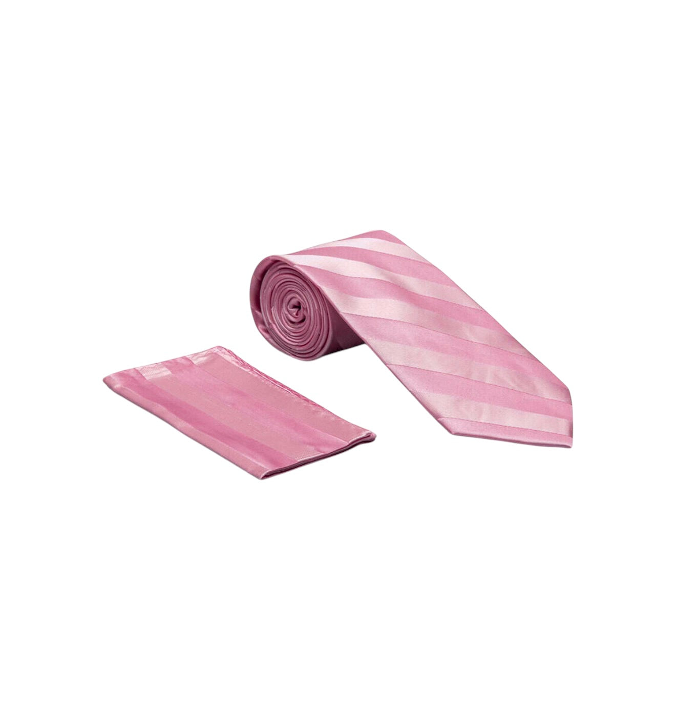 Tone on Tone satin tie and hanky