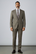 Lt. Olive 2-PC Modern Fit Suits Suits For Men