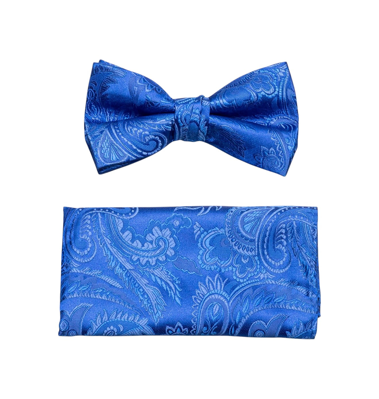 Paisley Tone on Tone bowtie and hanky set