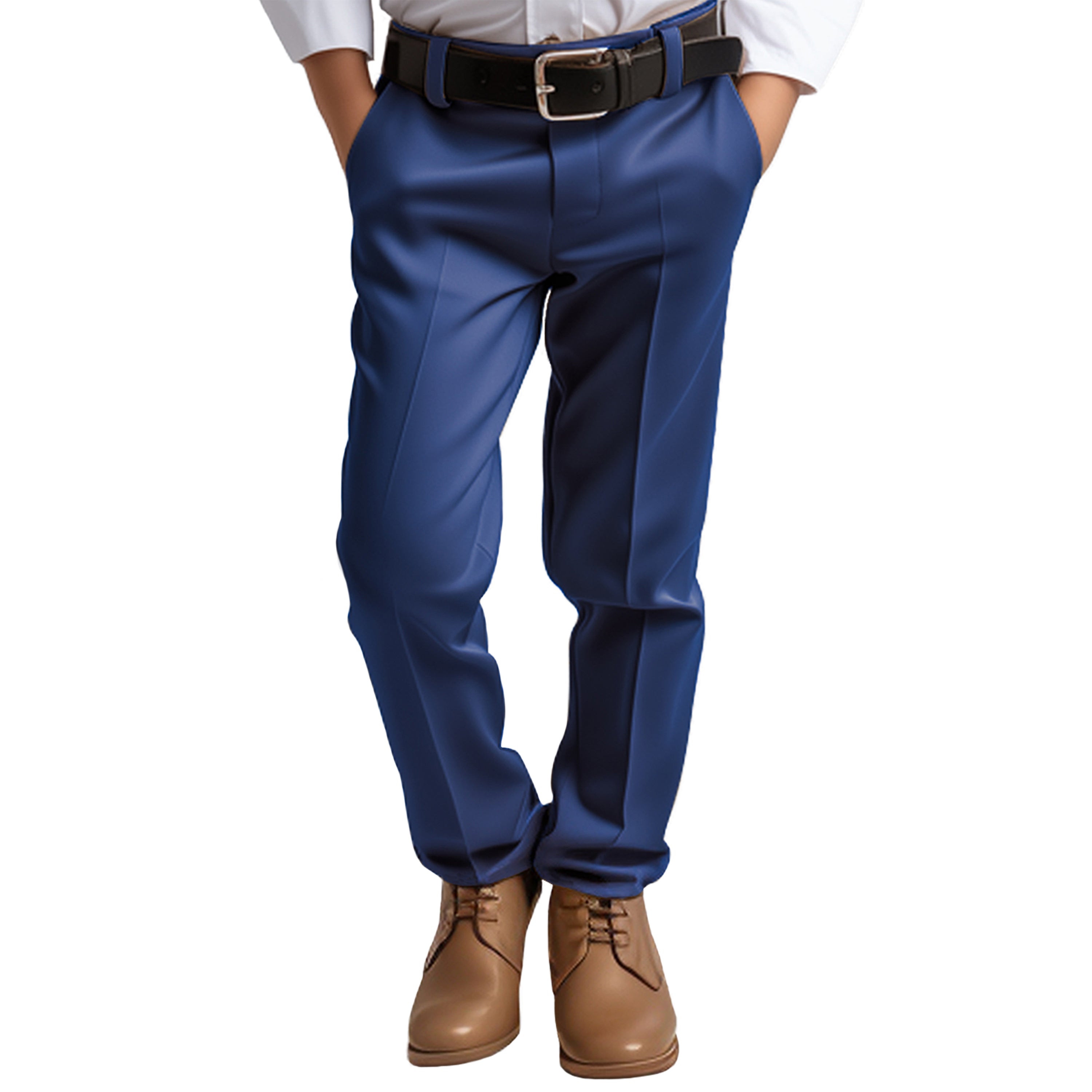 Solid Boys Pants Separates By Zegarie