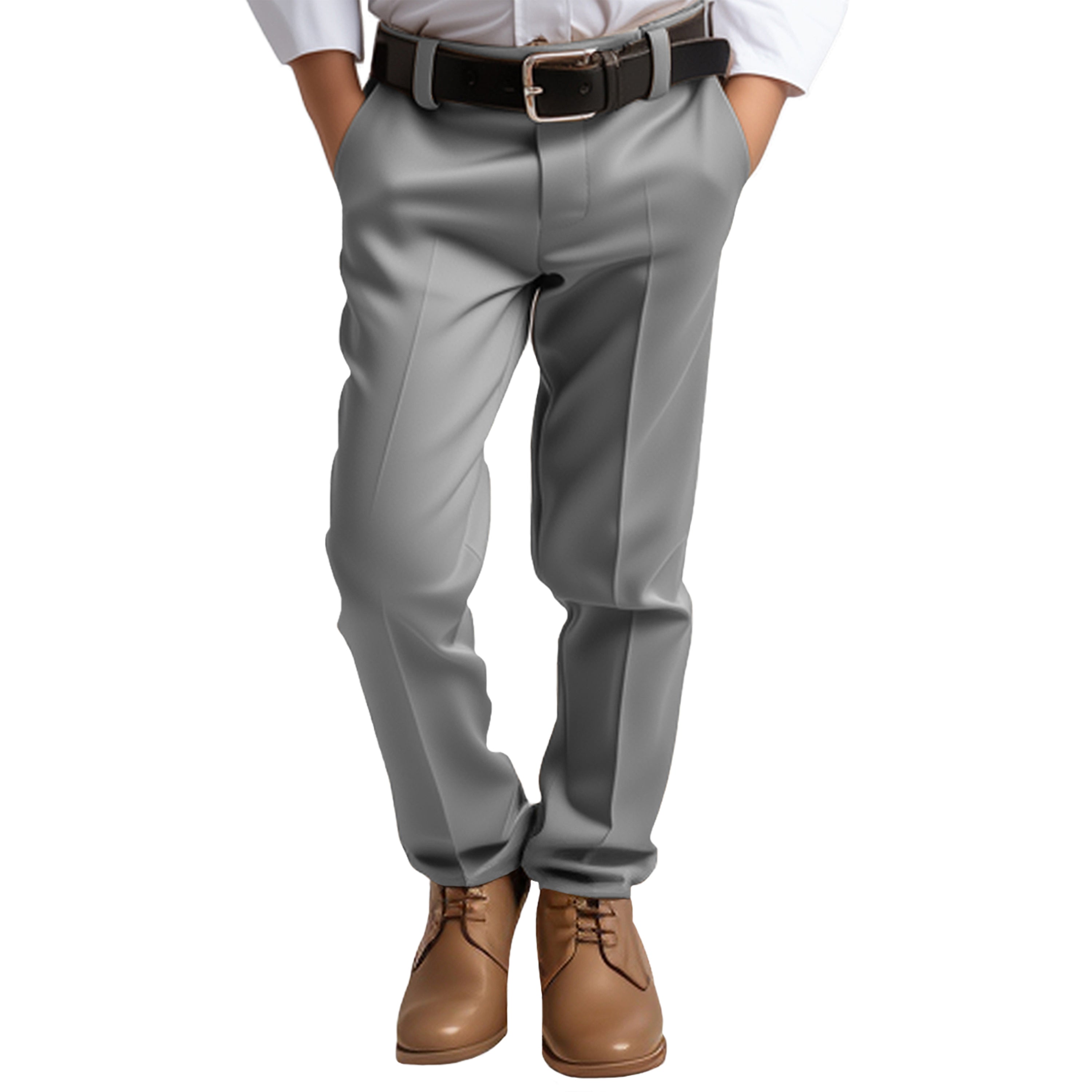 Solid Boys Pants Separates By Zegarie