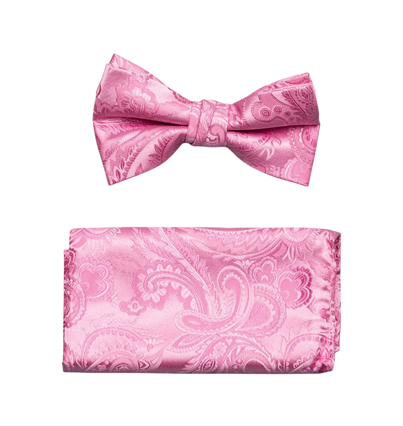 Paisley Tone on Tone bowtie and hanky set