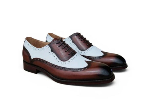 Alex Two Tone wingtip oxfords