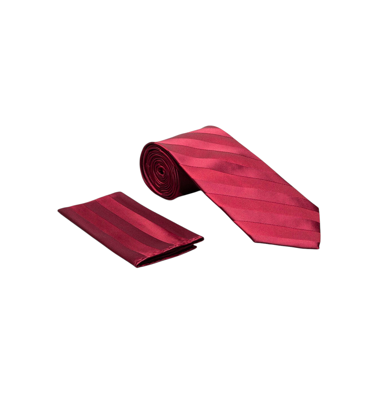 Tone on Tone satin tie and hanky