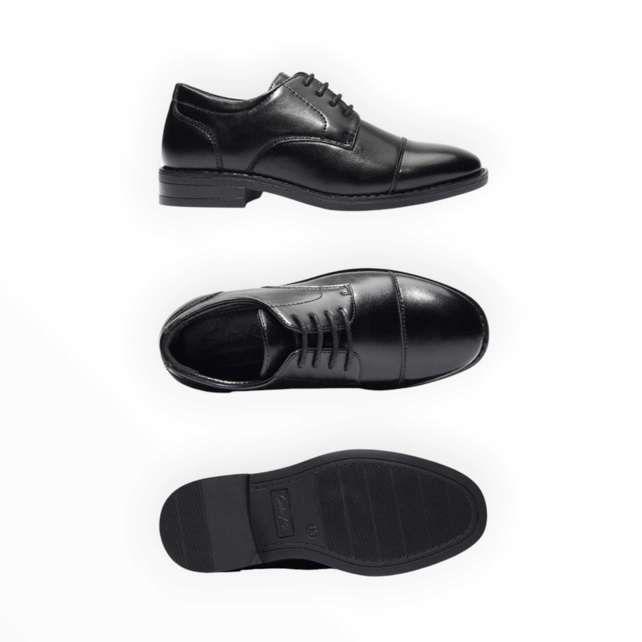 Kids cap toe shoe