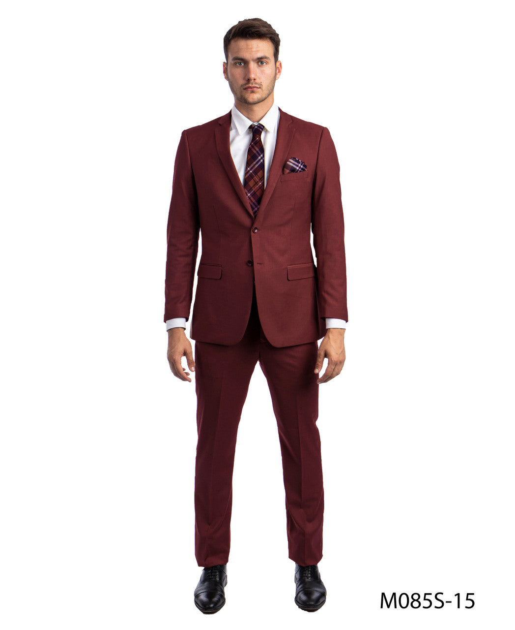 Burgundy Slim Fit 2-PC Suits