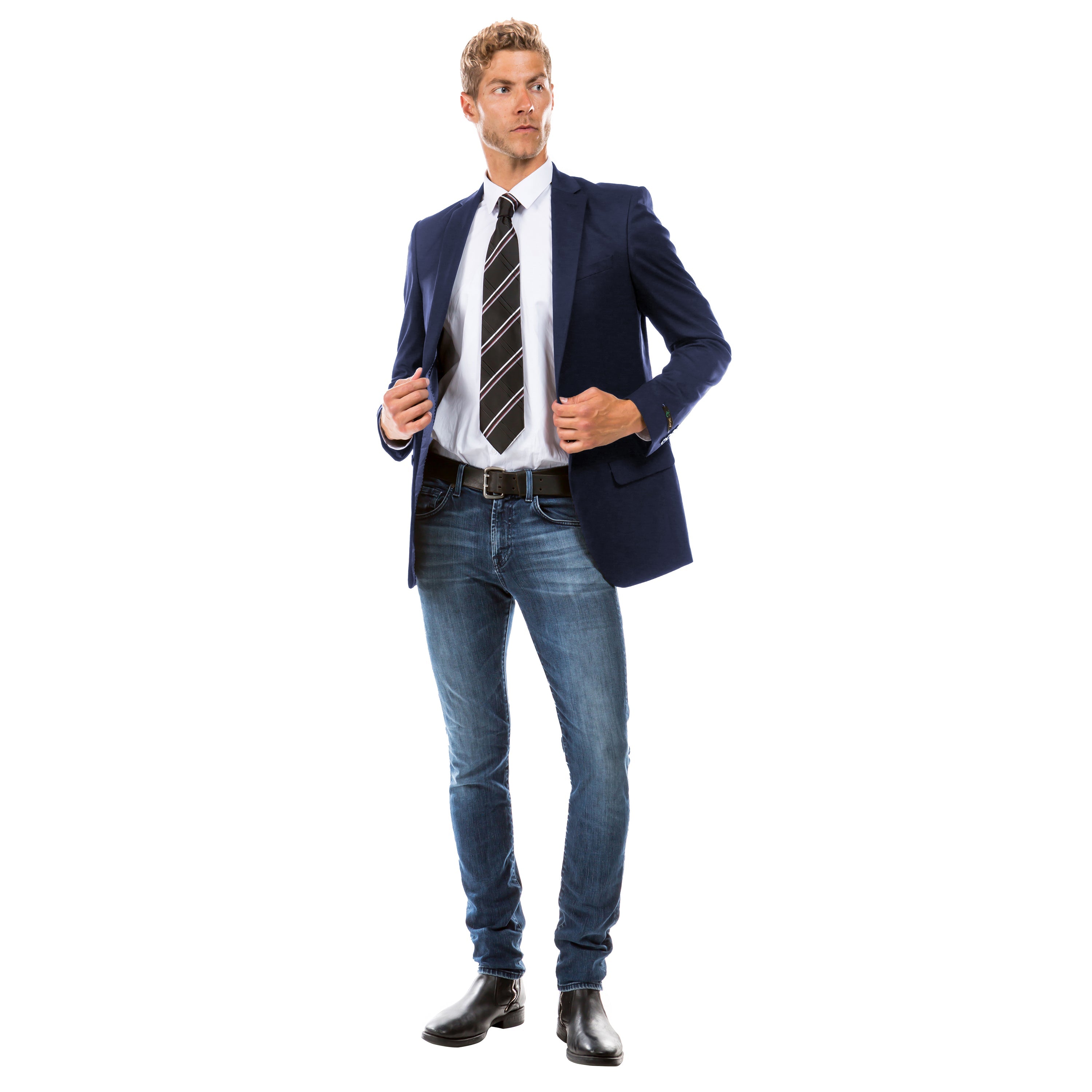 Men’s Tailored-Fit Suit Separates Jacket – Classic Sophistication for Every Occasion | D&K Menswear