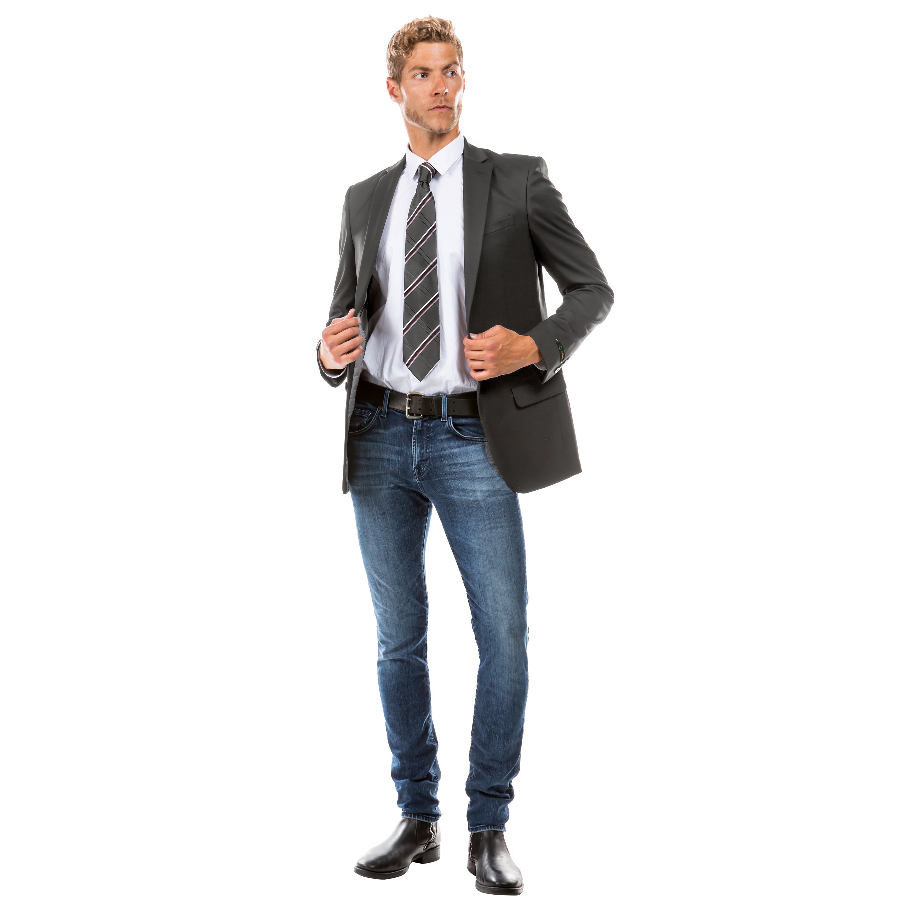 Men’s Tailored-Fit Suit Separates Jacket – Classic Sophistication with a Custom Fit | D&K Menswear