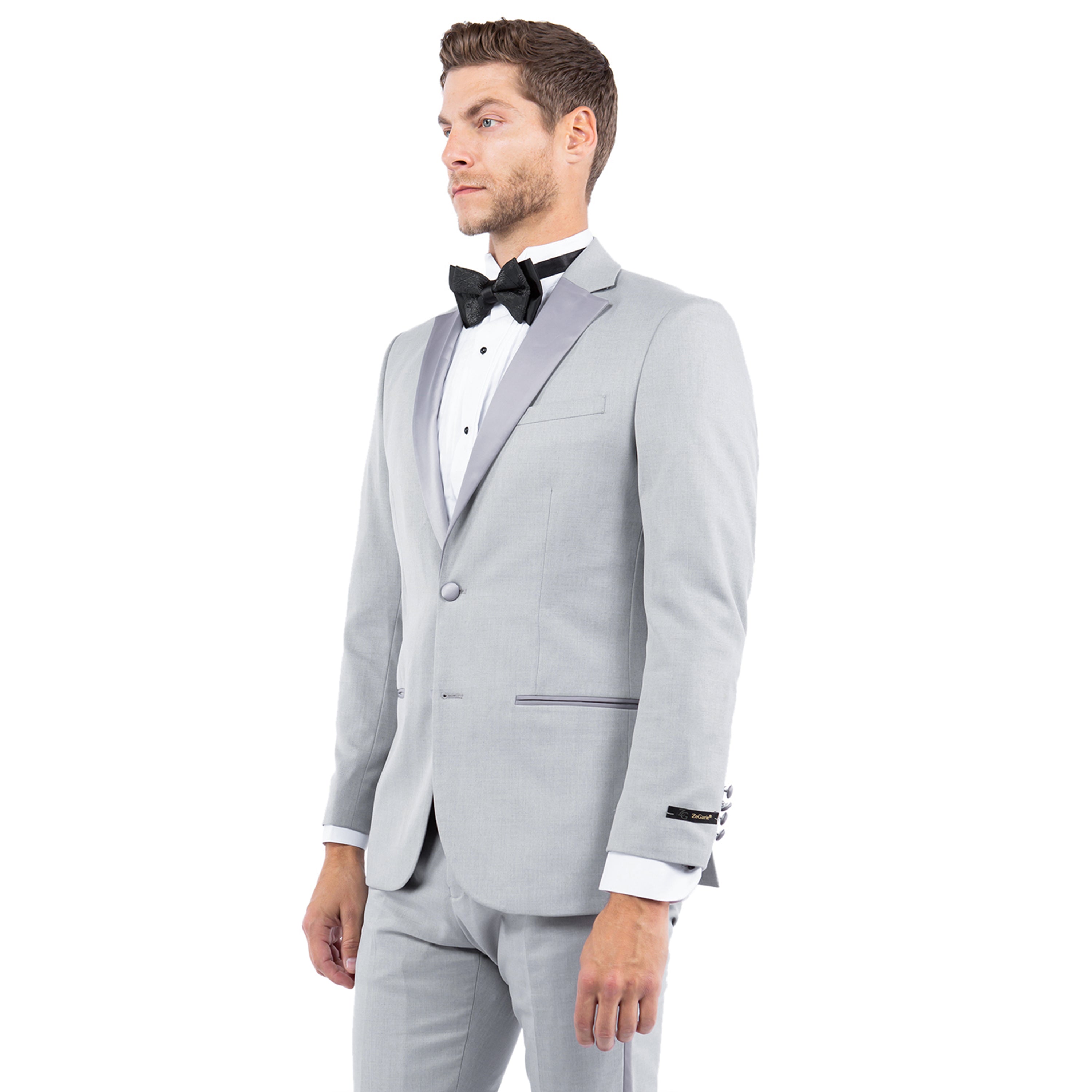 Men’s Tailored-Fit Tuxedo Jacket with Notch Lapel – Sophisticated and Timeless | D&K Menswear