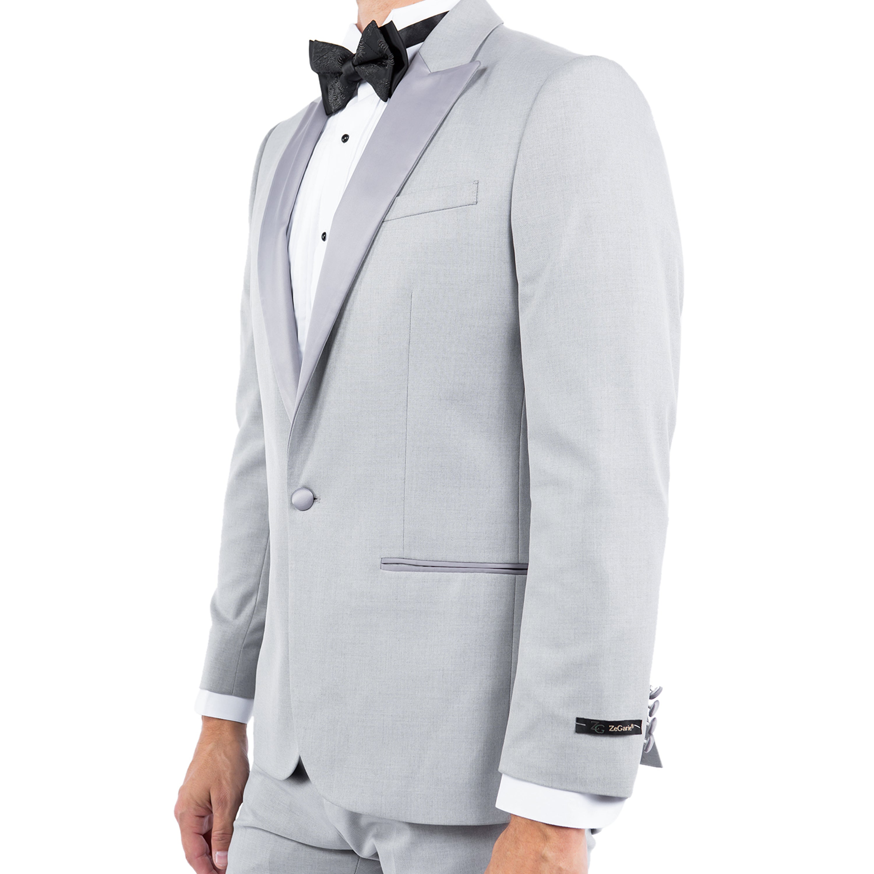 Men’s Tailored-Fit Tuxedo Jacket with Peak Lapel – Classic Elegance for Every Occasion | D&K Menswear