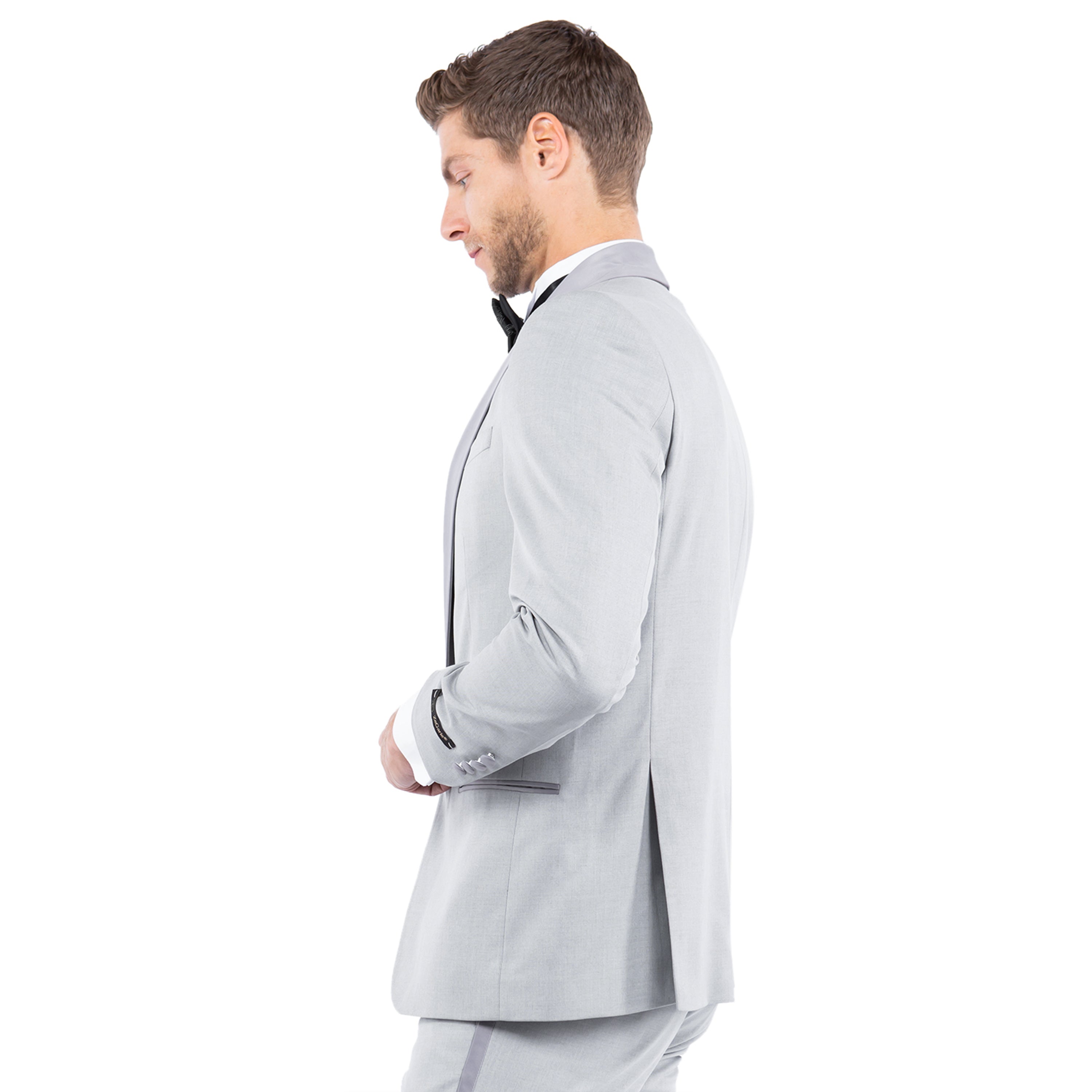 Men’s Tailored-Fit Suit Separates Tuxedo Jacket with Shawl Collar – Modern Elegance and Timeless Design | D&K Menswear