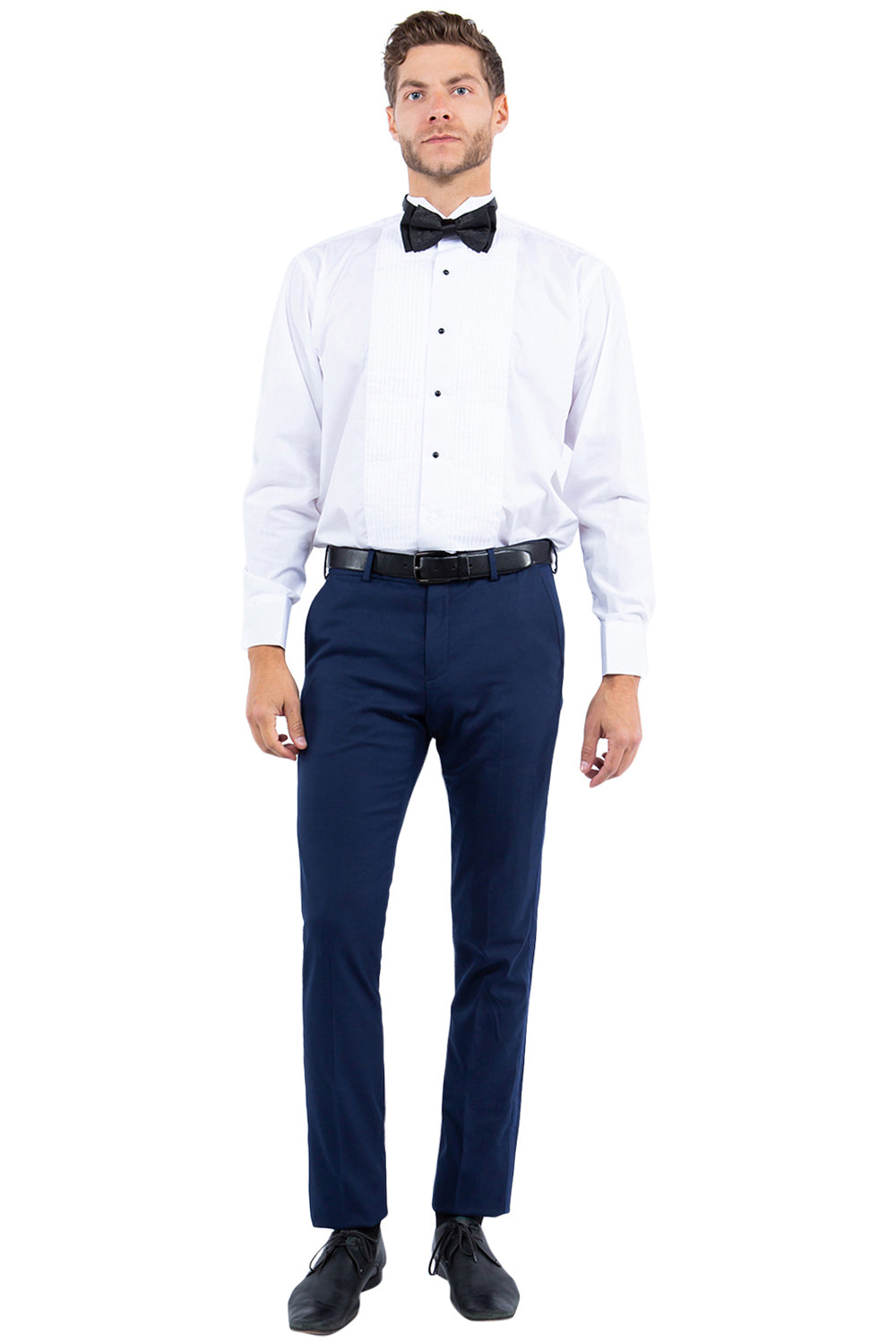 Navy Zegarie Tuxedo Dress Pants