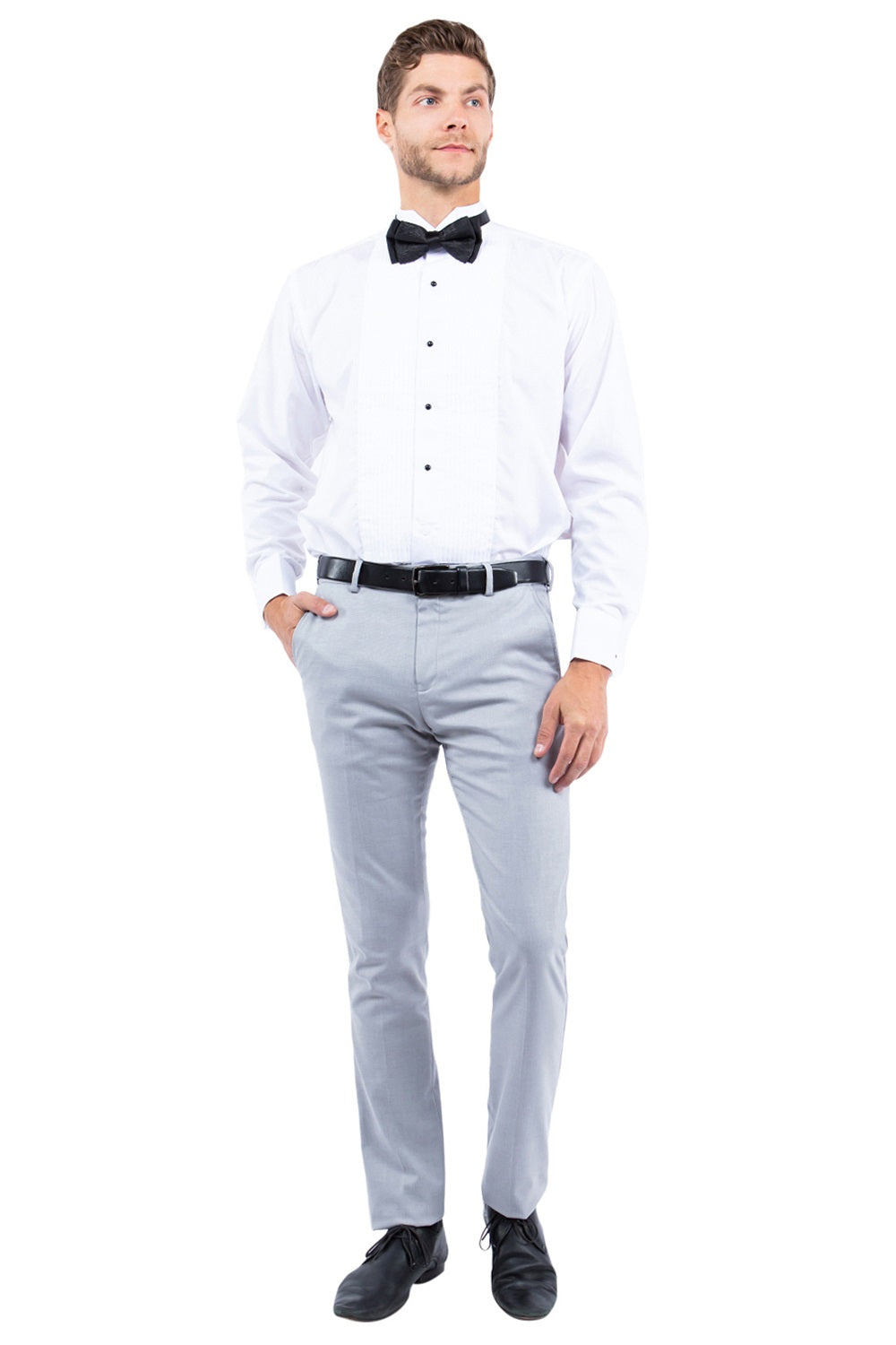 Grey Zegarie Tuxedo Dress Pants