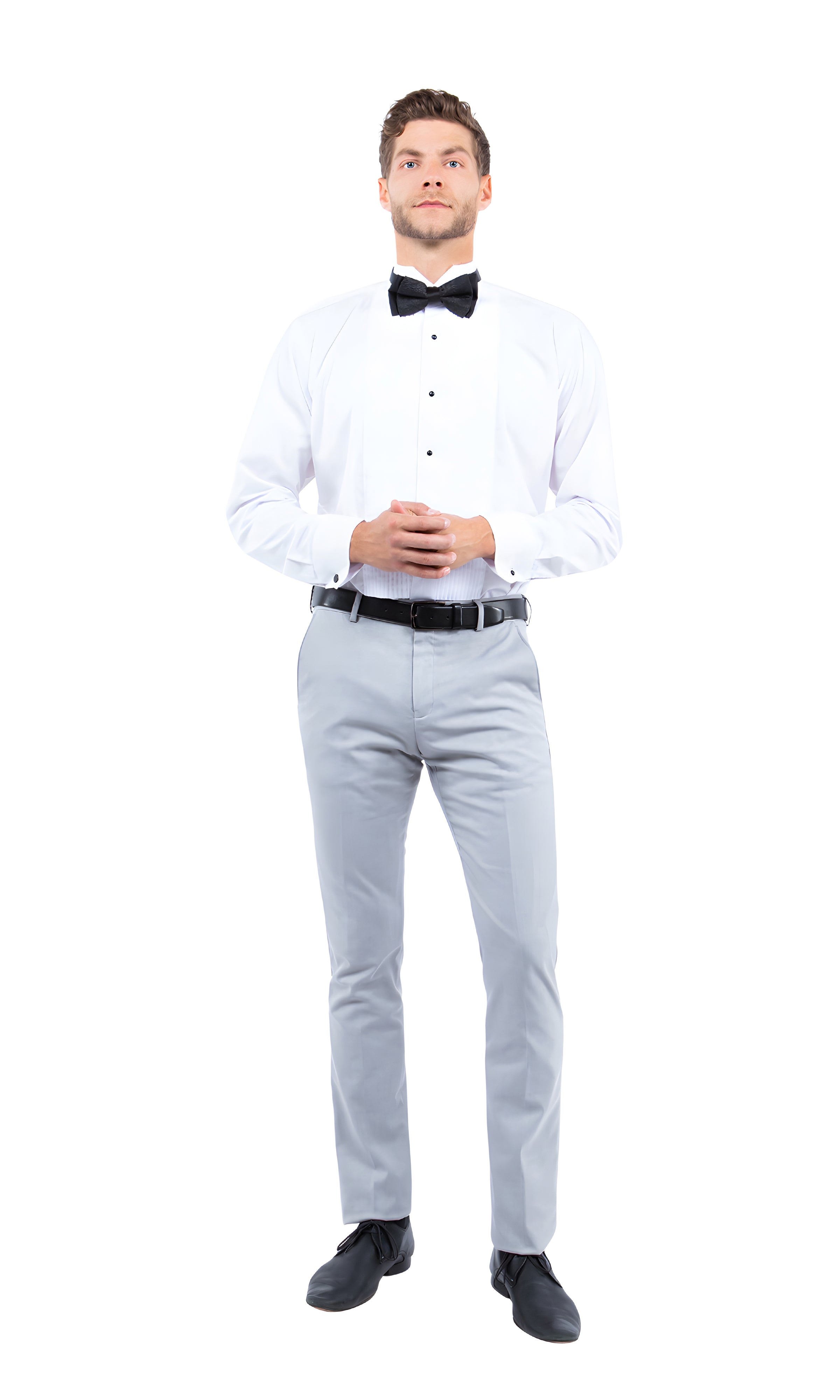 Grey Zegarie Tuxedo Dress Pants