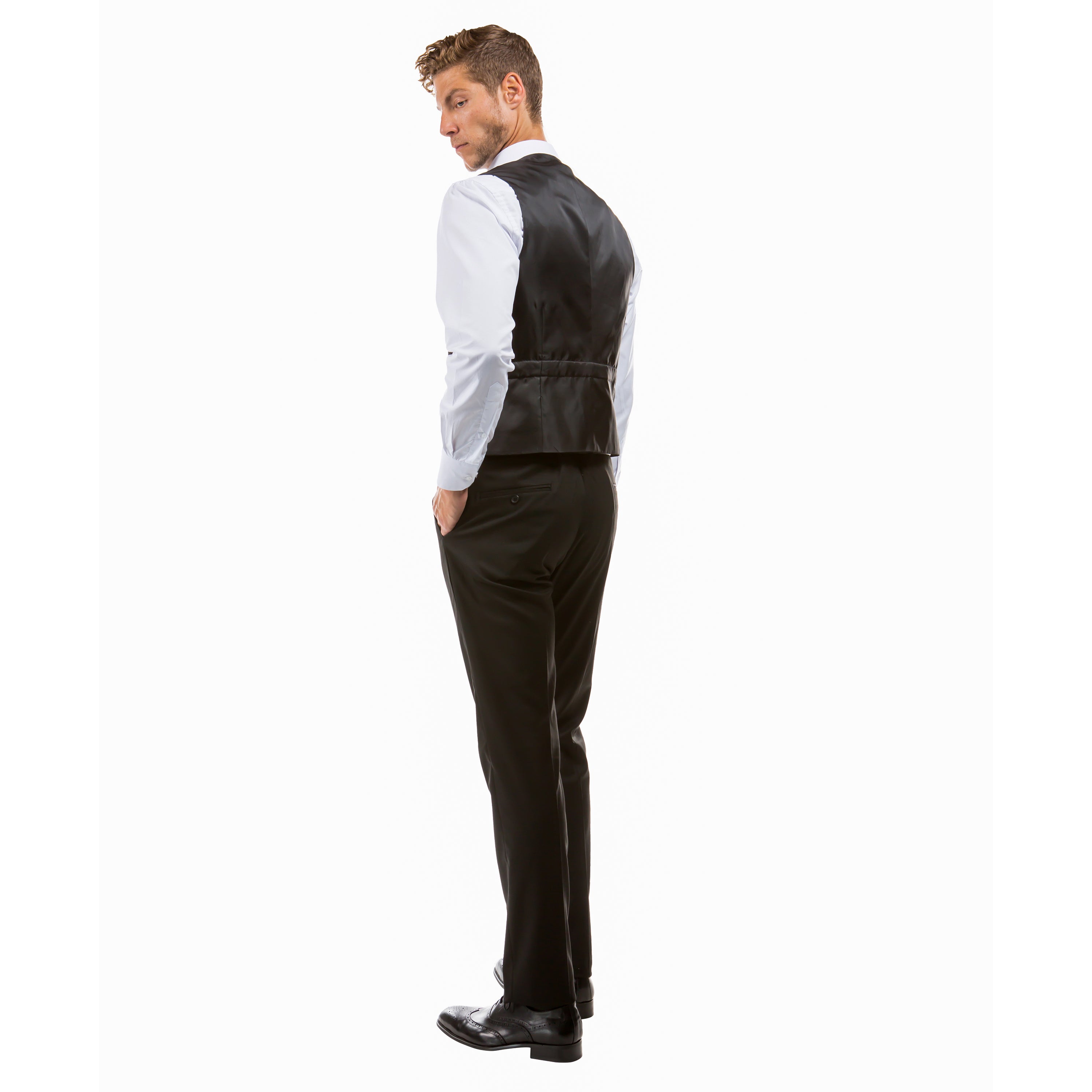 Men’s Tailored Fit Suit Separates Vest – Elegant, Customizable, and Versatile | D&K Menswear