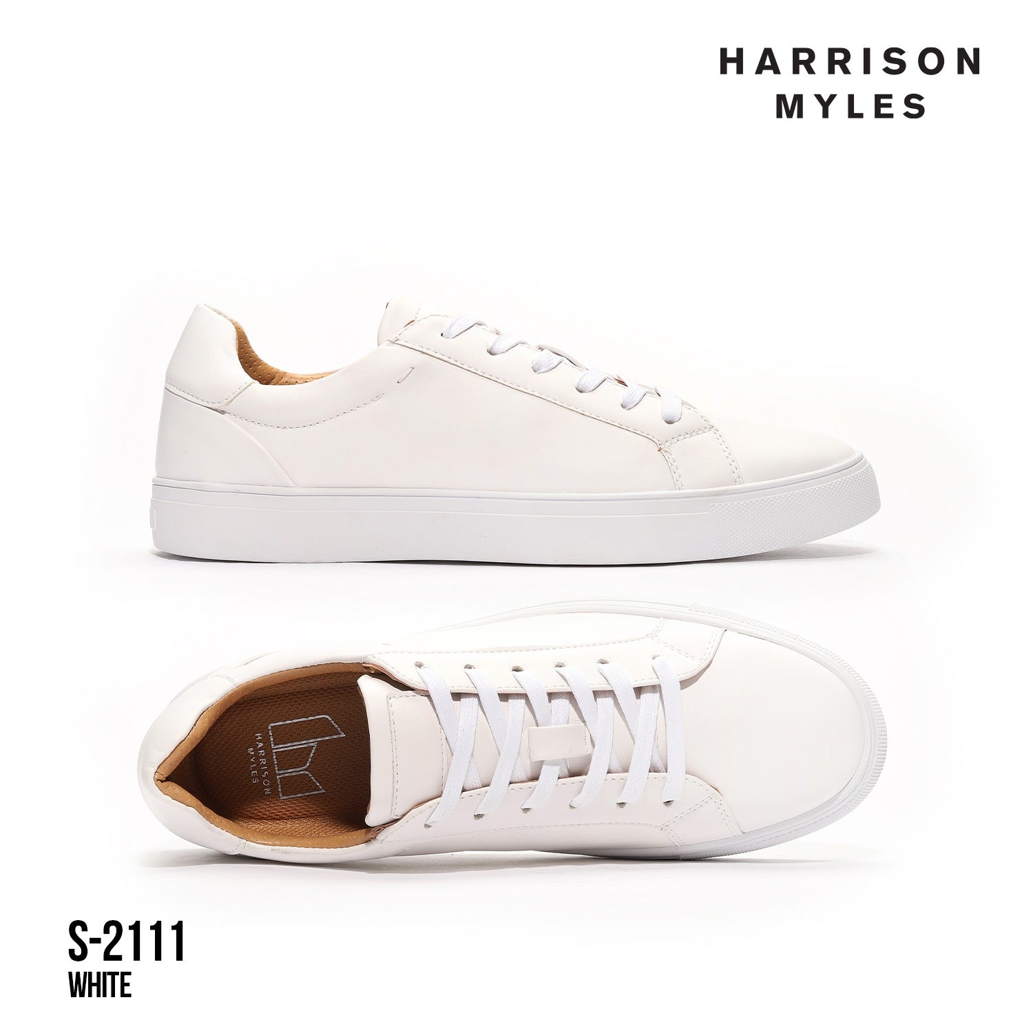 Vegan Leather White Sneakers