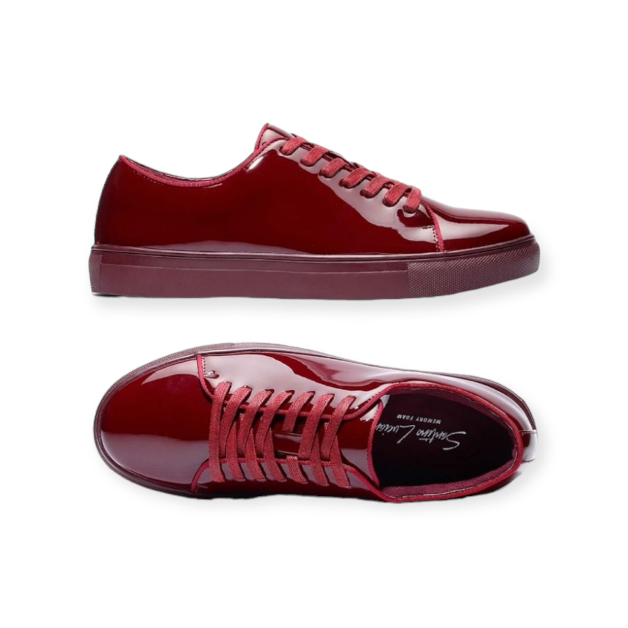 Mens Patent Leather Sneaker