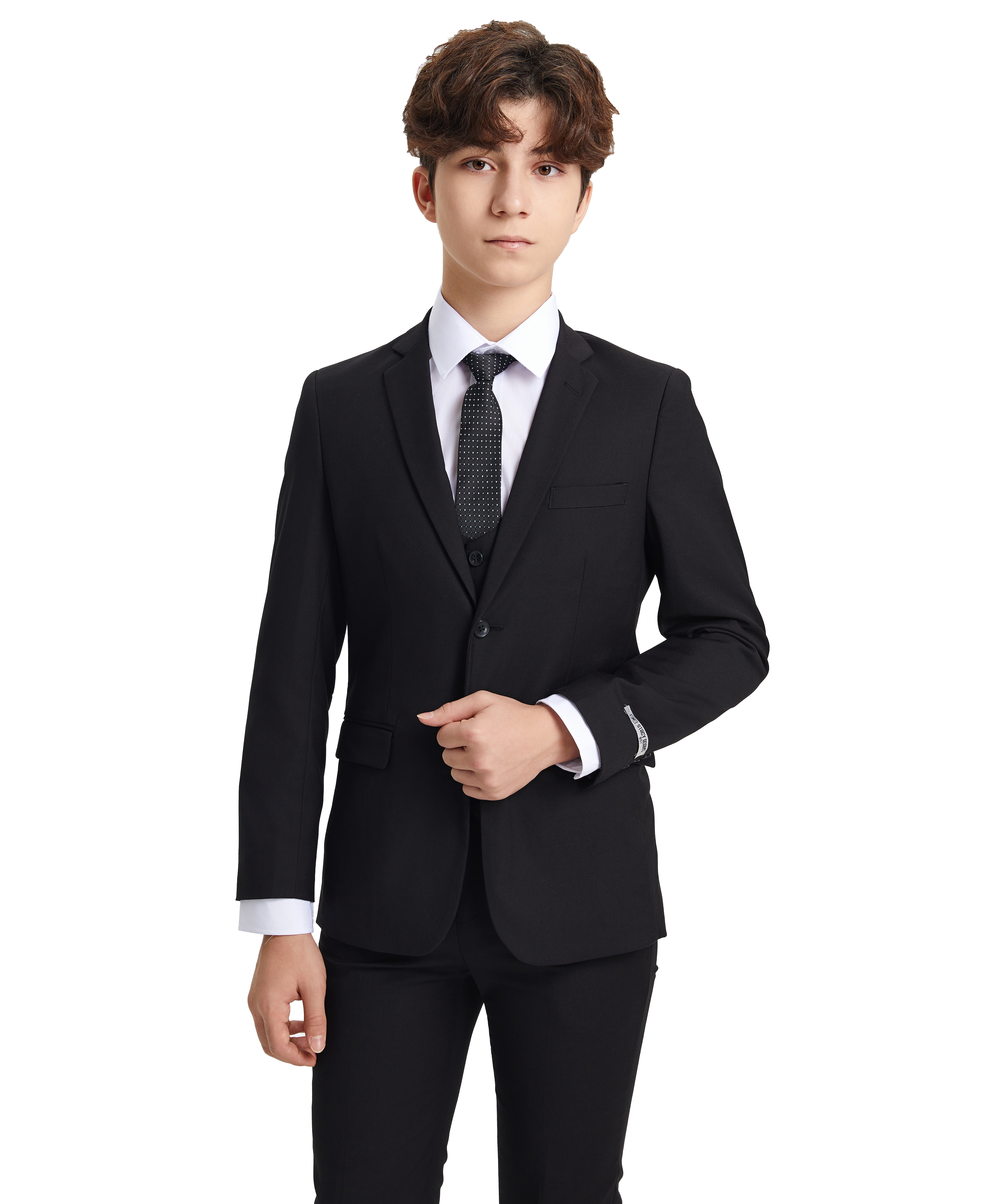 Stacy Adams Black 5 pc Suits