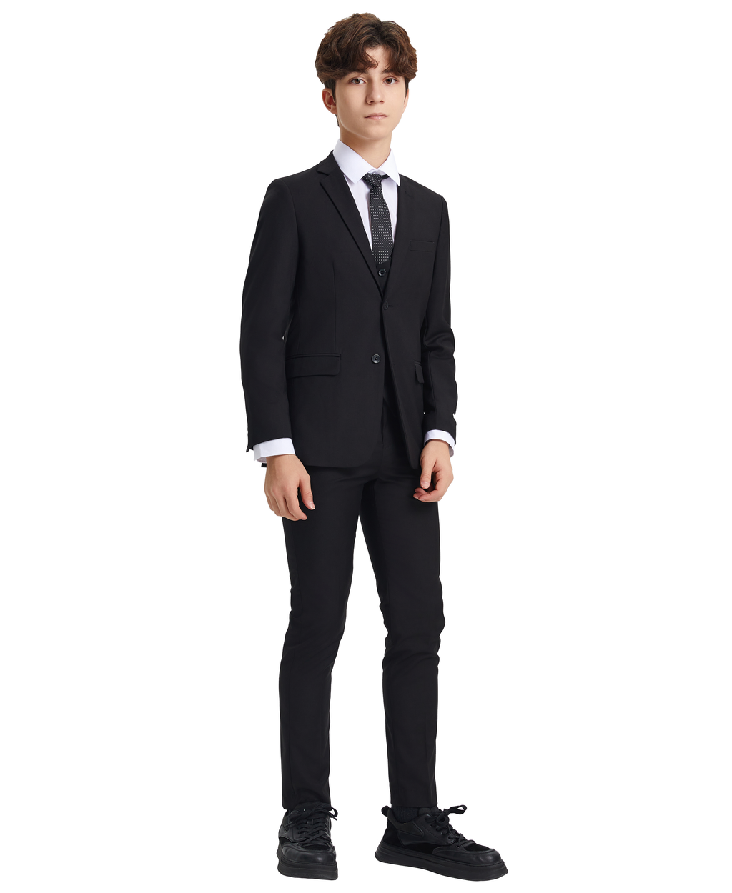 Stacy Adams Black 5 pc Suits