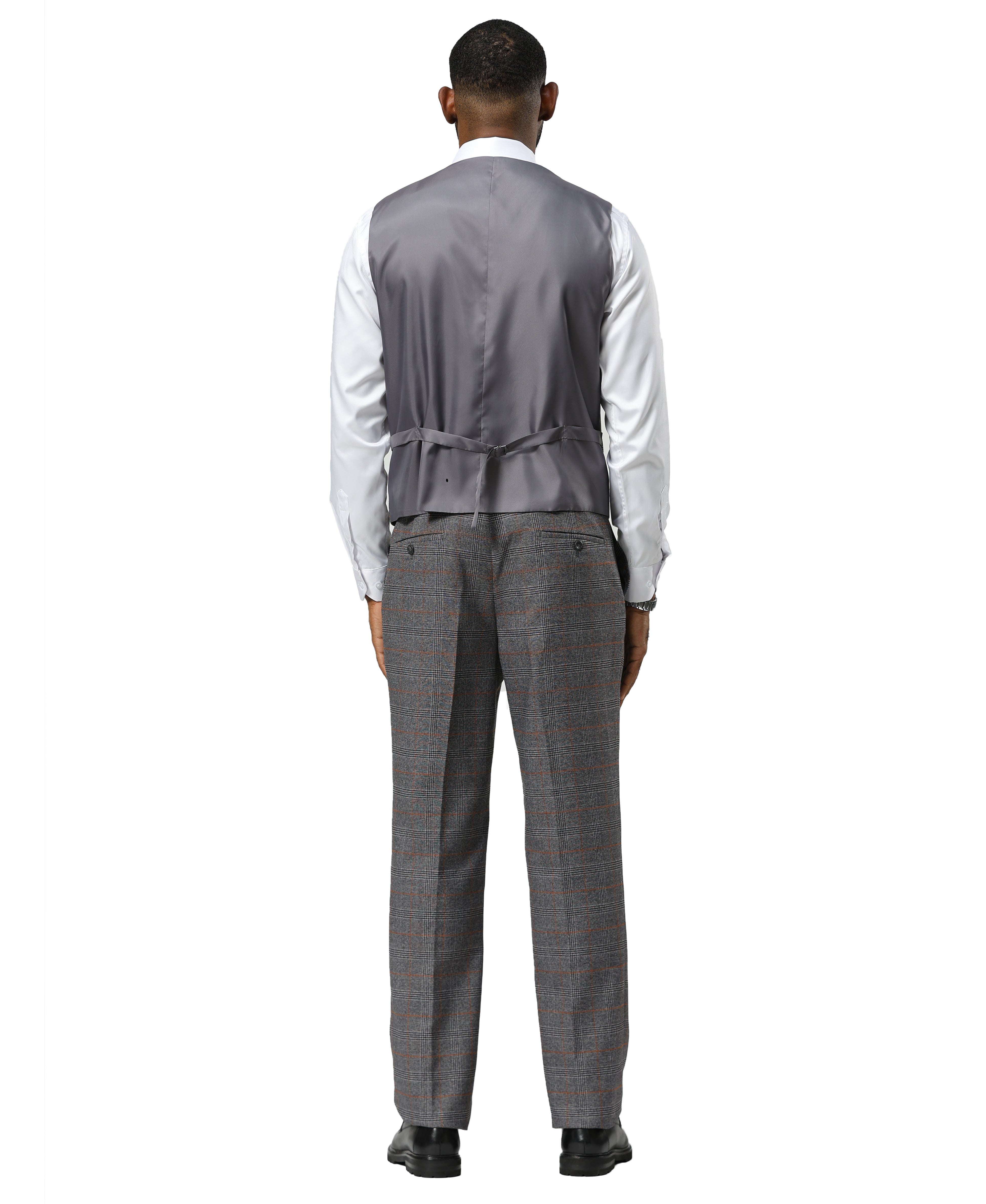 Mens Suit Windowpane by Stacy Adams