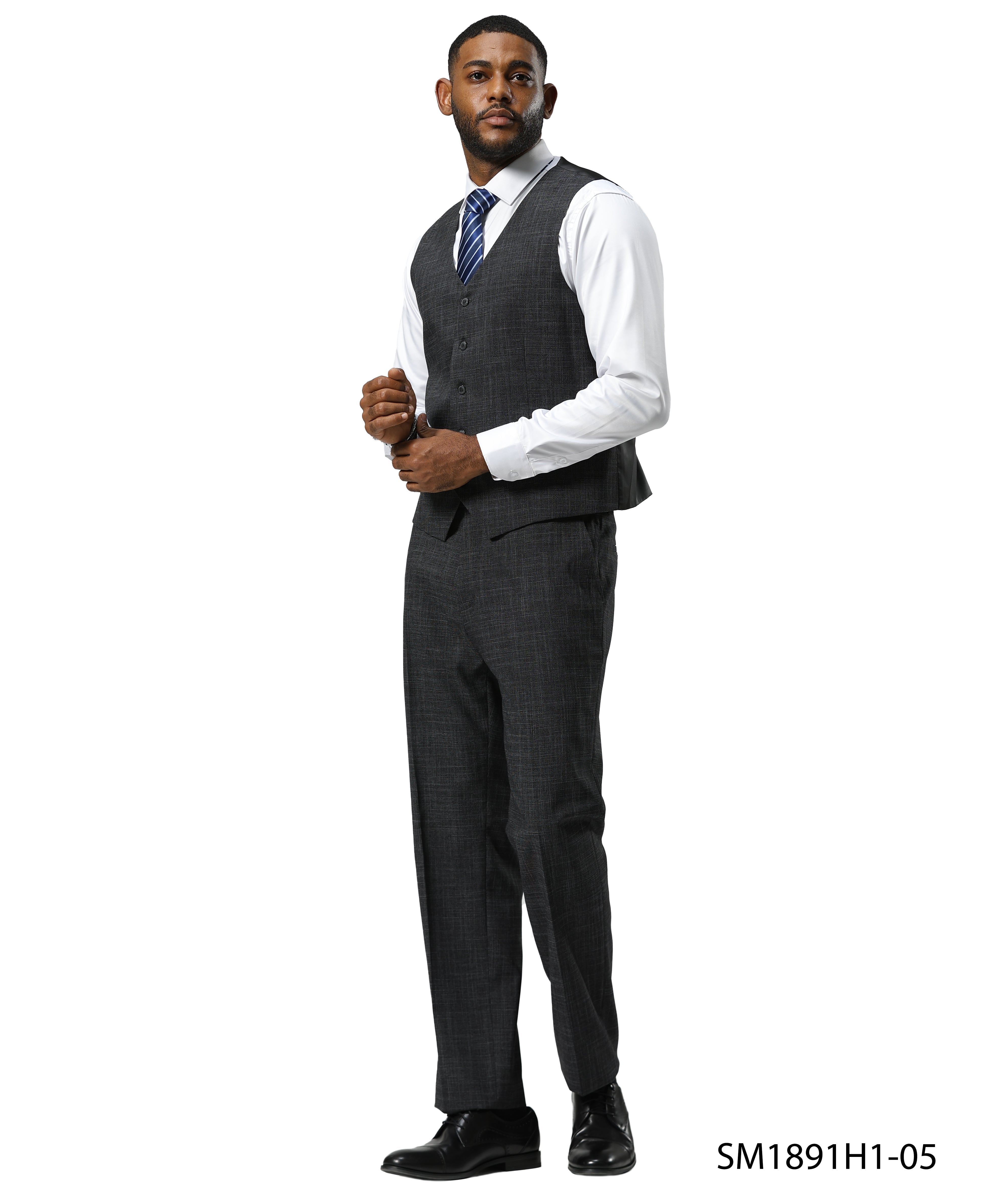 Mens Suit Tattersall Pattern by Stacy Adams